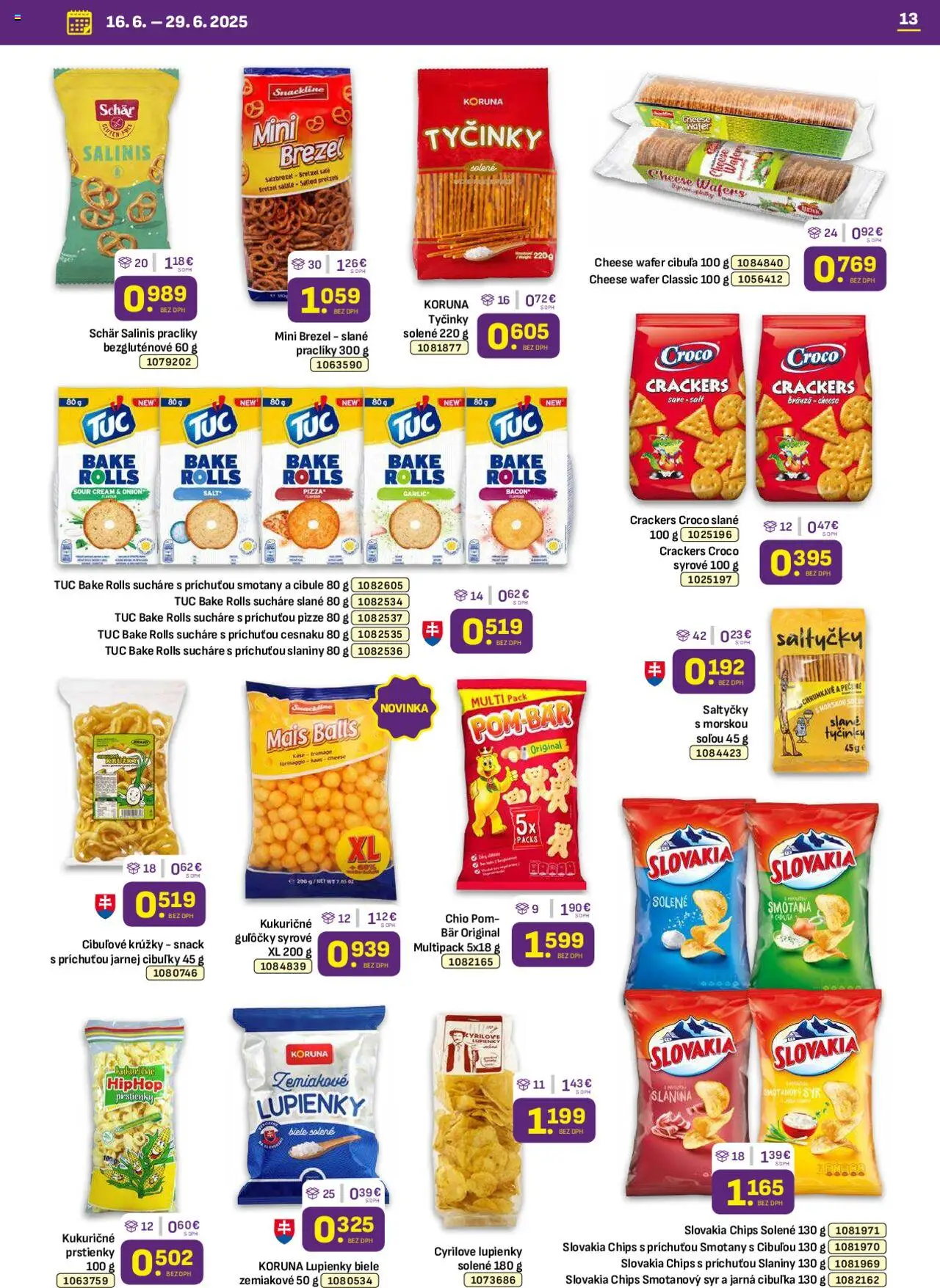 Libex leták │ platný od 16.06.2025 | Strana: 13 | Produkty: Jarná cibuľka, Smotana, Cibuľa, Soľ