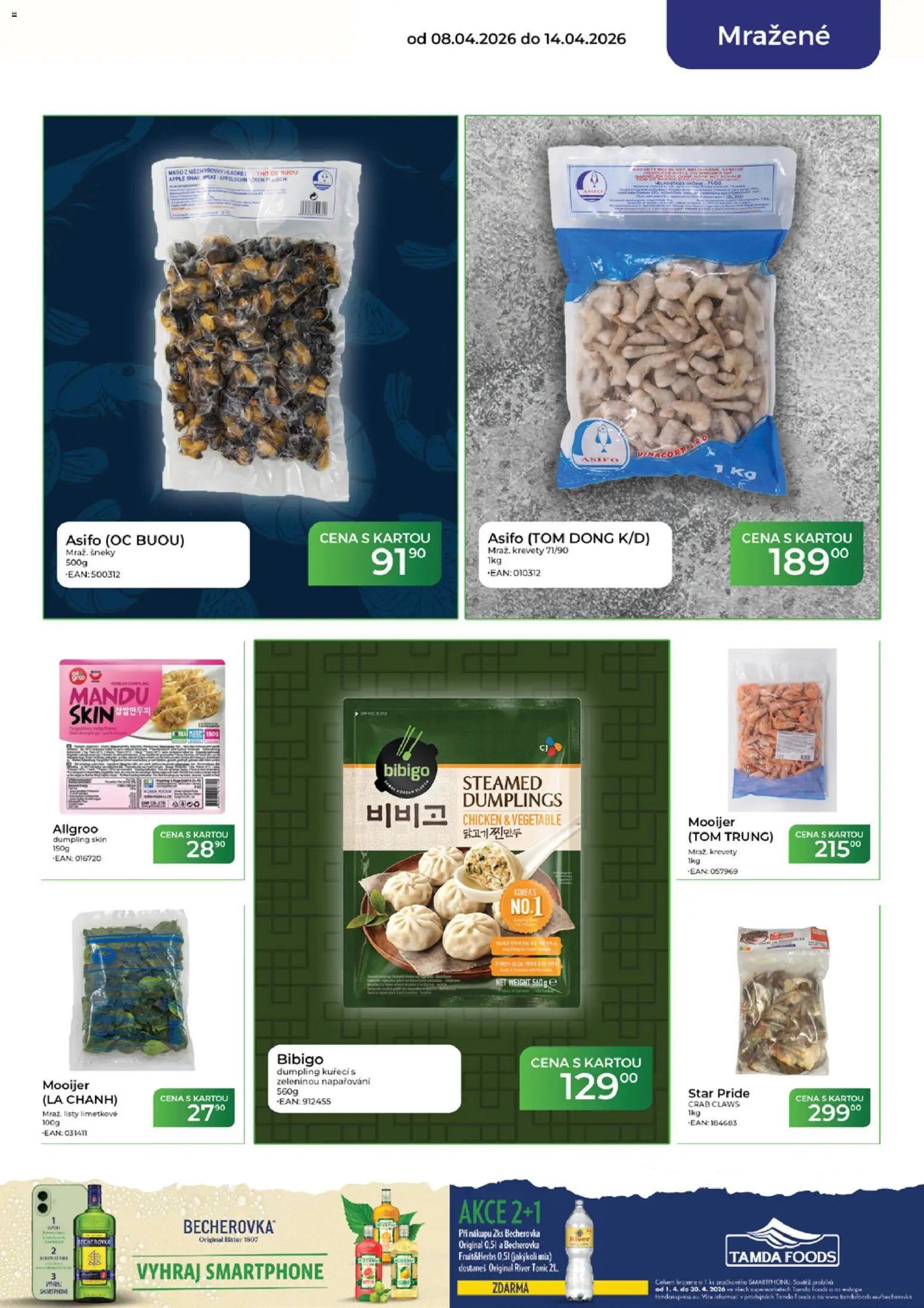 Tamda Foods leták od 08.04.2026 | Strana: 23 | Produkty: Smartphone, Tonic, Maso, Krevety