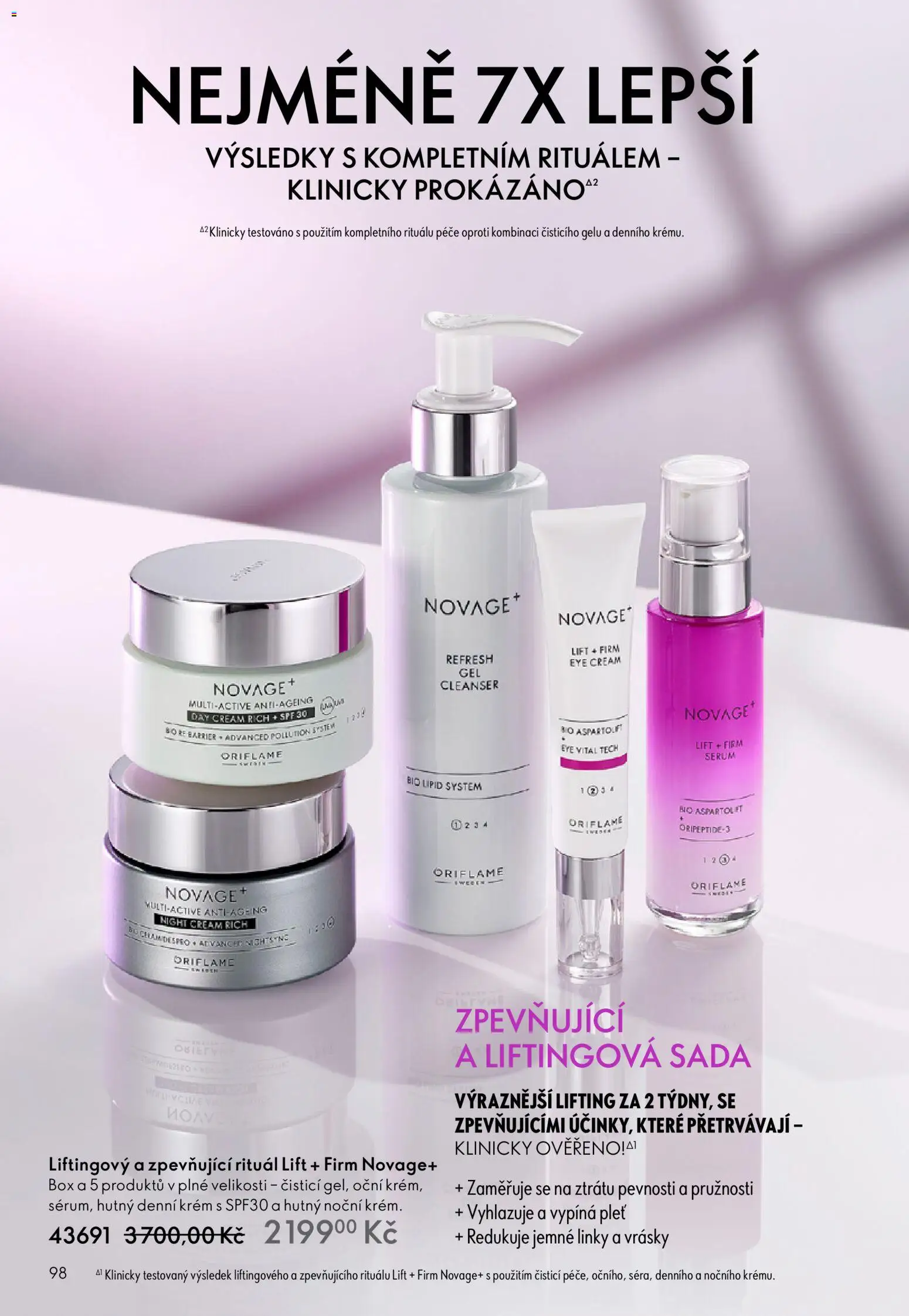 Oriflame katalog č.02/2026 od 21.01.2026 | Strana: 98 | Produkty: Box, Sérum, Krém
