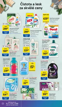 Náhled letáku Tento Premium Toaletní papír, 8 rolí, 4 vrstvy (1 role = 16,86 Kč) s Clubcard: (1 role = 12.49 Kč) od 18.03.2026 | Strana: 30 | Produkty: Tesori d'Oriente, Savo, Coccolino, Jelínek