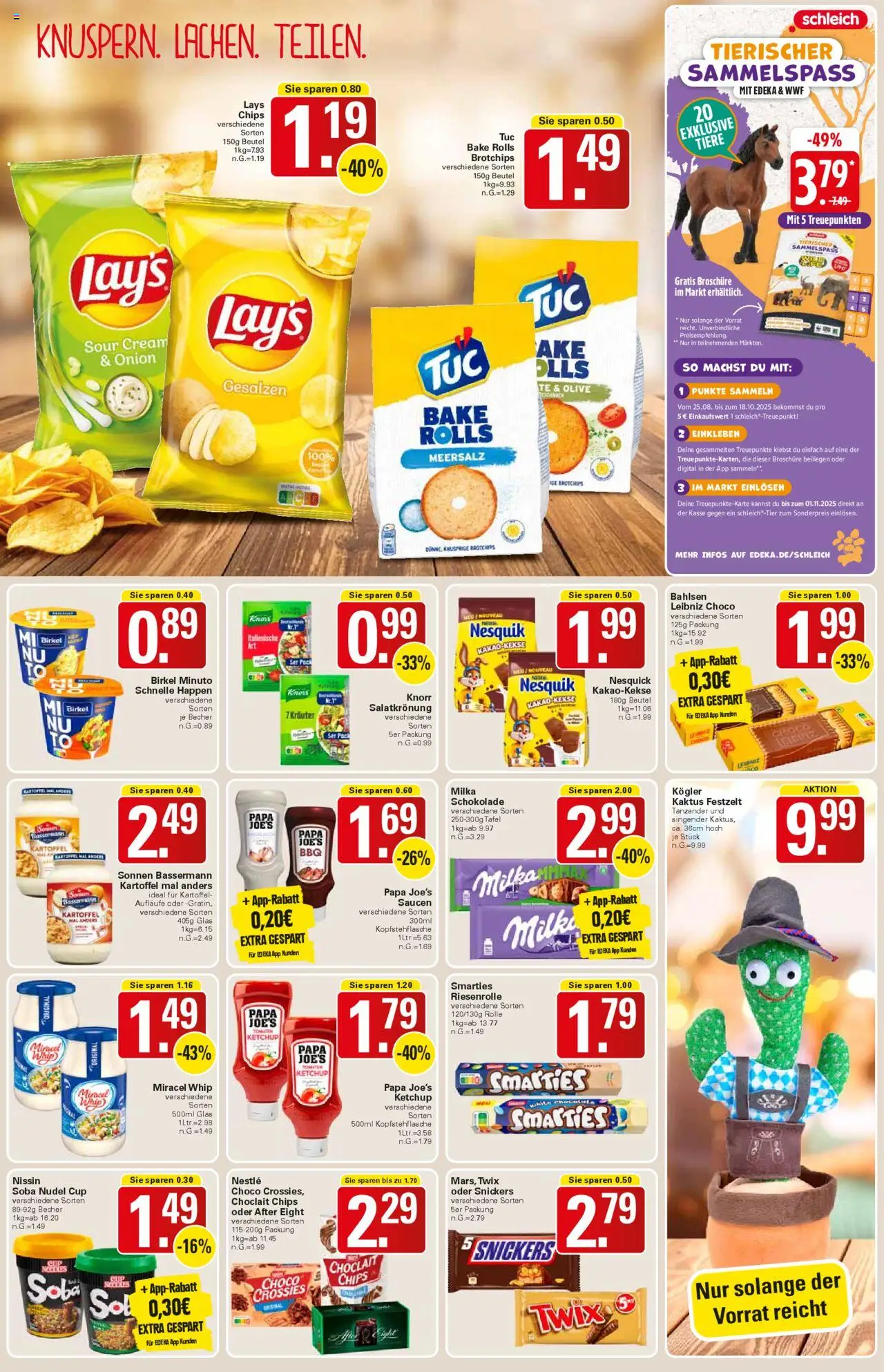 WEZ Prospekt – gültig ab 08.09.2025 | Seite: 11 | Produkte: Nesquik, Knorr, Snickers, Chips