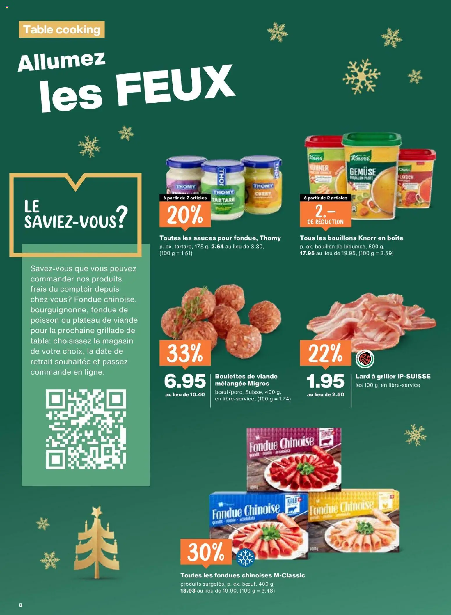 Migros Aktionen FR – gültig ab 16.12.2025 | Seite: 8 | Produkte: Gemüse, Fondue, Griller