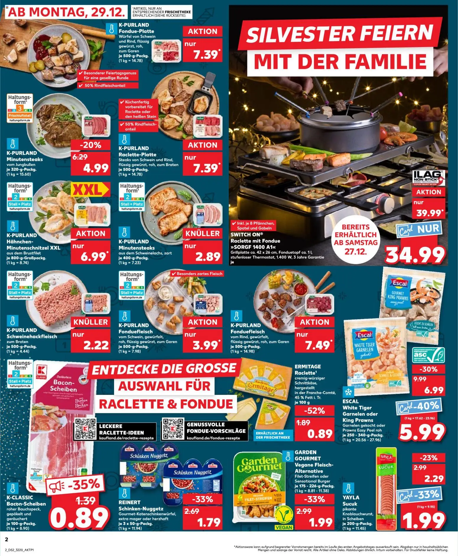 Kaufland prospekt Berlin	 – gültig ab 28.12.2025 | Seite: 2 | Produkte: Burger, Schinken, Raclette, Rindfleisch