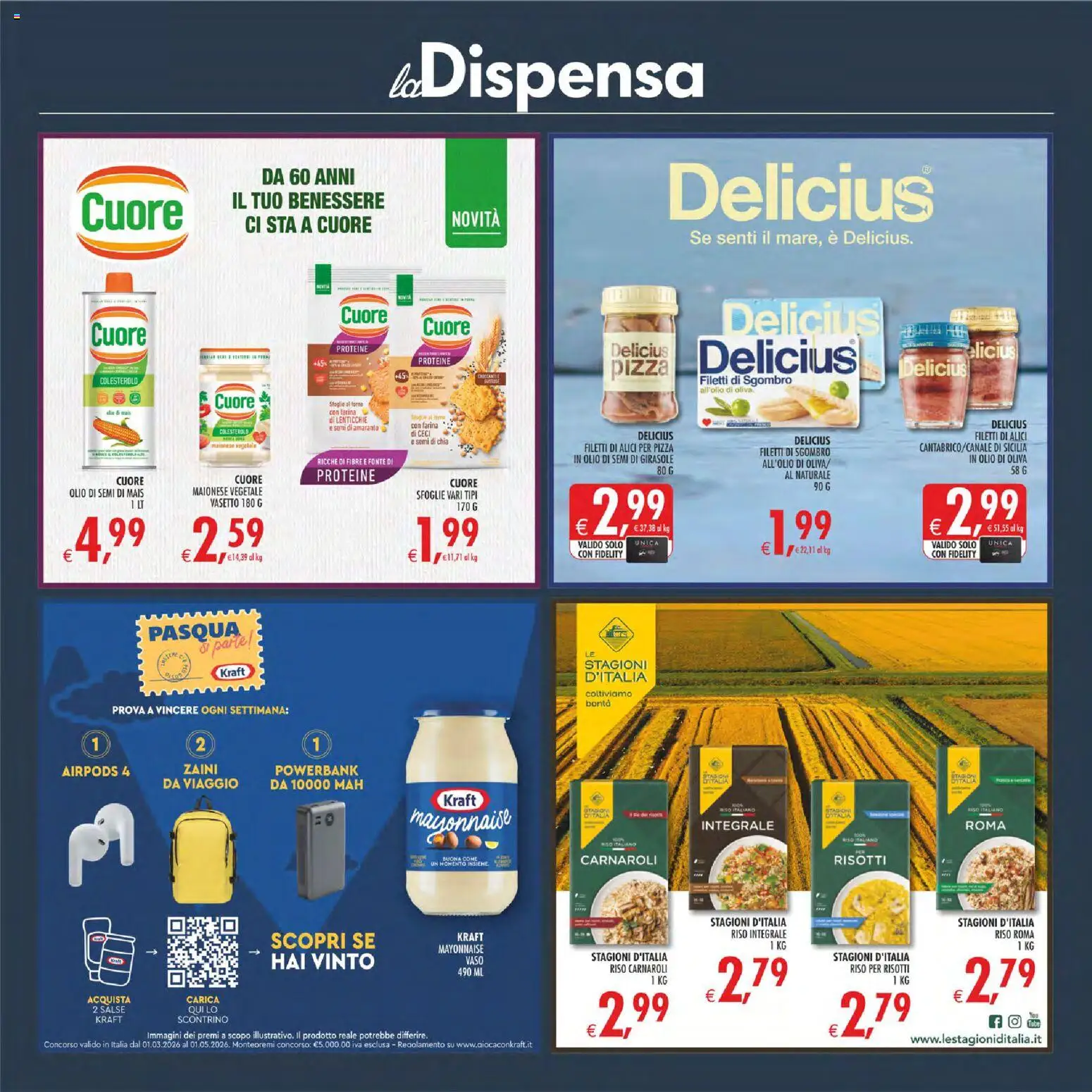 Volantino Decò del 07.04.2026 | Pagina: 15 | Prodotti: Riso Carnaroli, Pizza, Ceci, Maionese