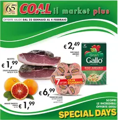 Anteprima del volantino Coal Il Market Plus catalogo valido a partire dal 22.01.2026