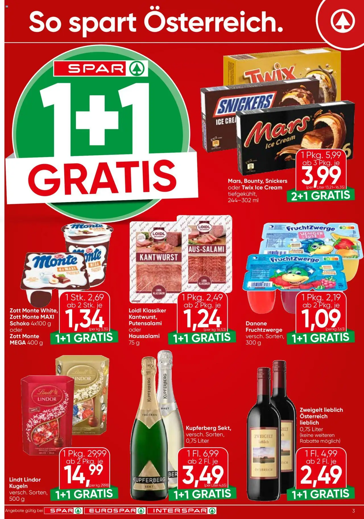 Spar Flugblatt - Kärnten gültig ab 18.09.2025 | Seite: 3