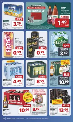 Combi Prospekt 	 ab 13.10.2025 gültig | Seite: 22 | Produkte: Kostritzer, Mineralwasser, Hohes c, Volvic