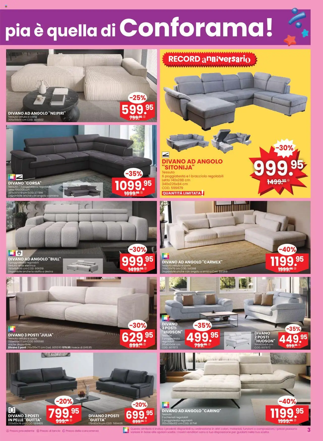 Conforama Aktionen IT – gültig ab 10.09.2025 | Seite: 3