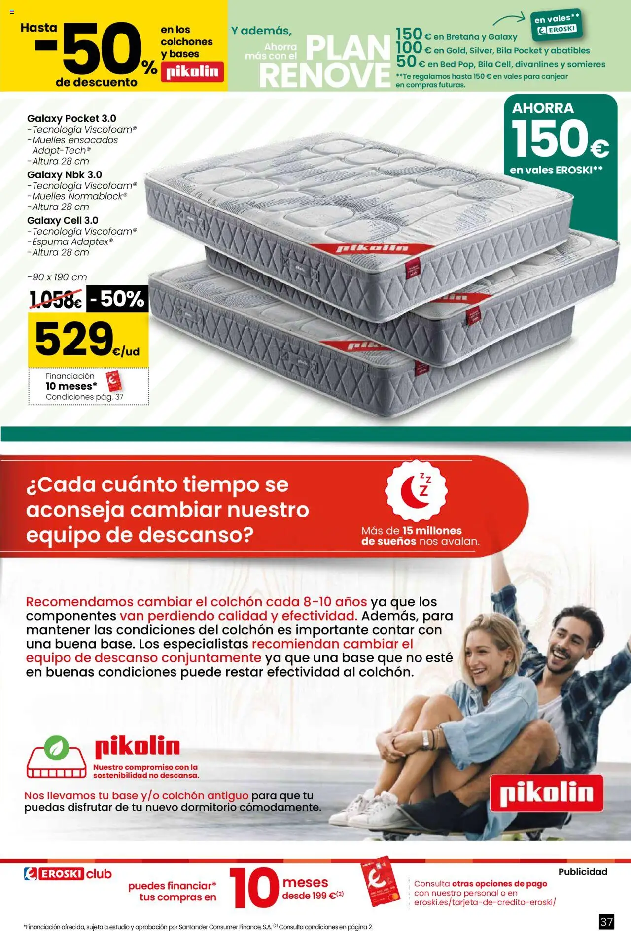 Eroski - Oh! Qué chef │ válido desde el 09.10.2025 | Página: 37 | Productos: Té, Colchon