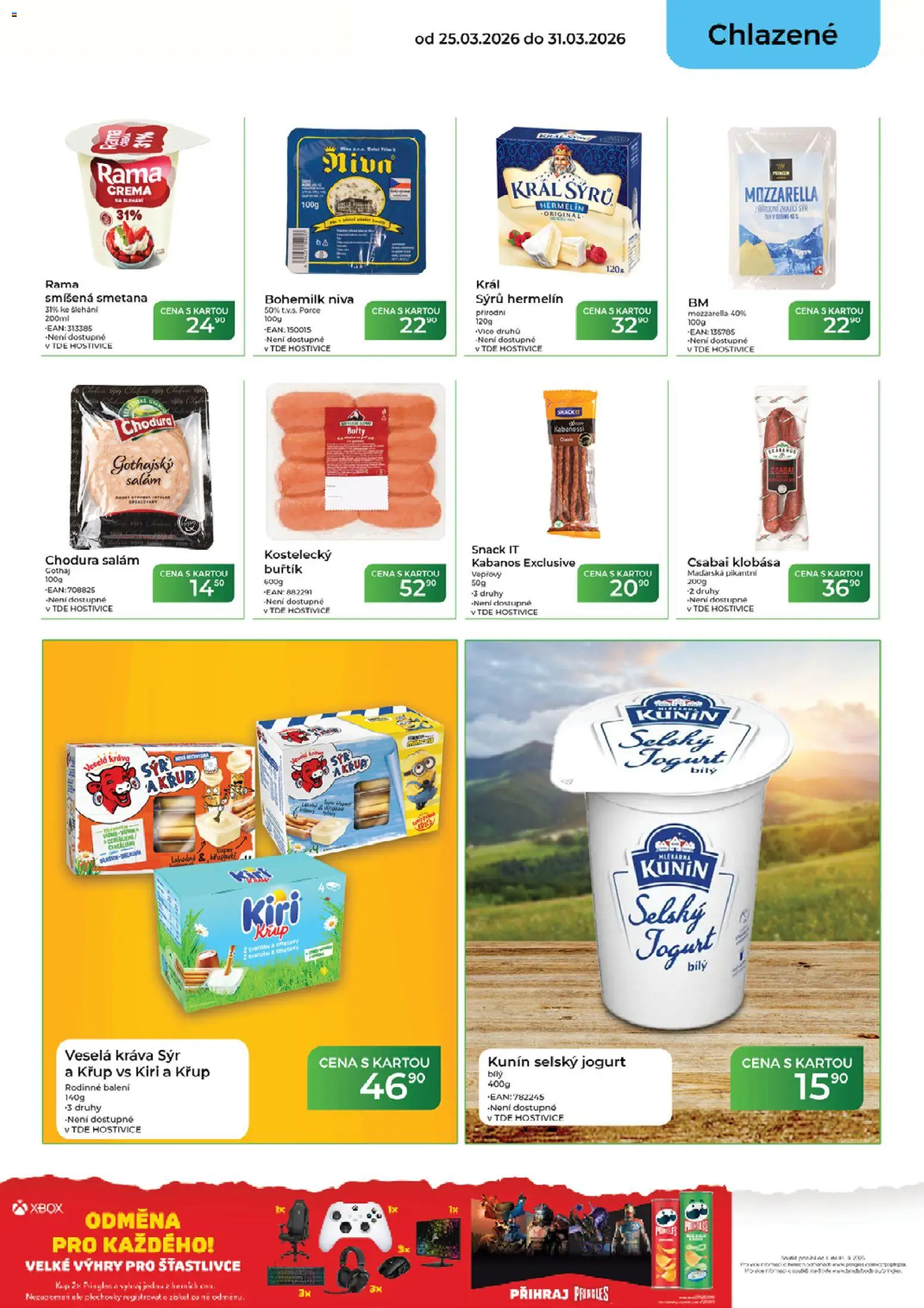 Tamda Foods leták od 25.03.2026 | Strana: 21 | Produkty: Jogurt, Klobása, Crema, Mozzarella