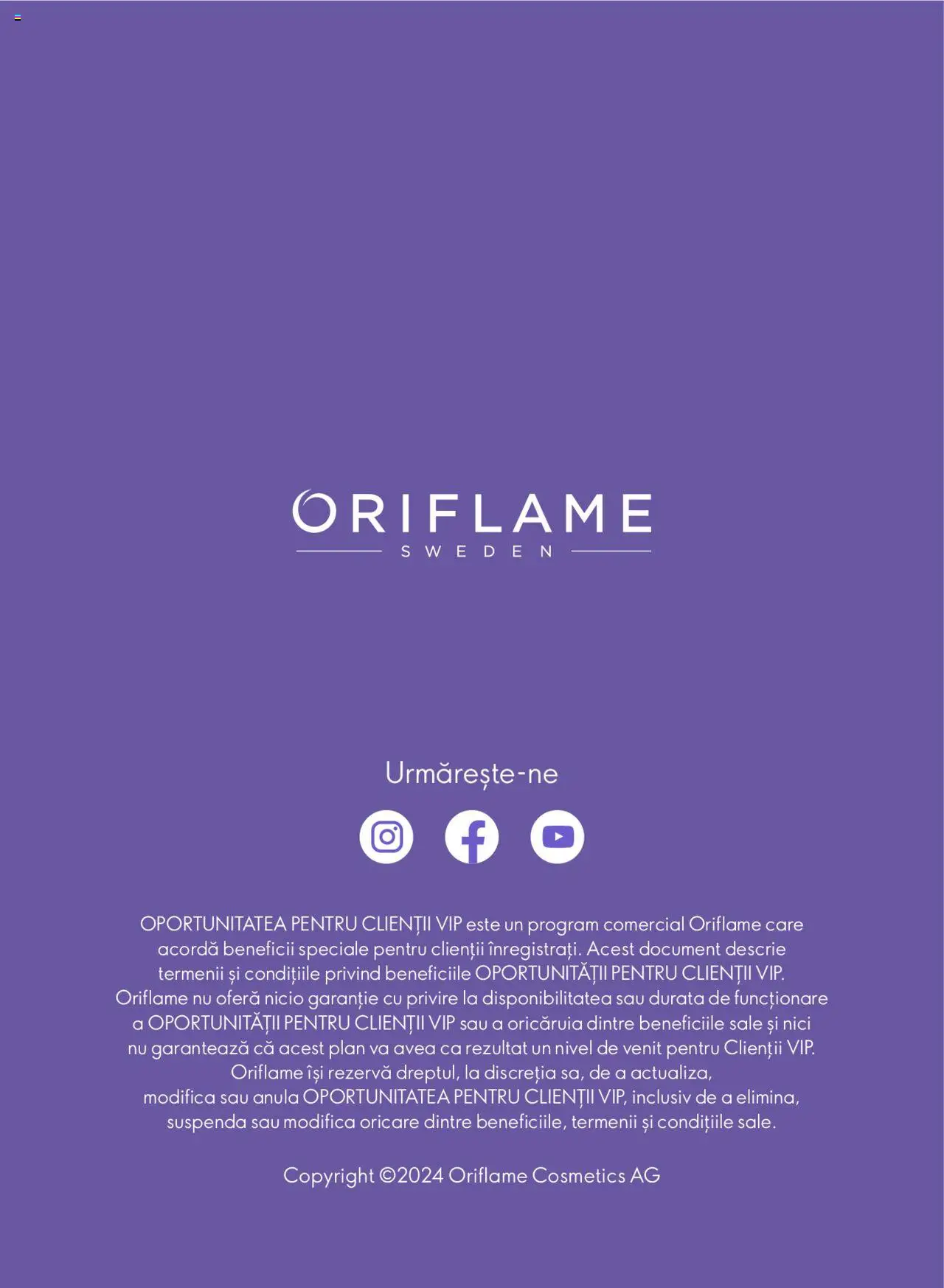 Oriflame catalog - Oportunitatea de Client VIP – valabil de la 09.07.2024 | Pagină: 12