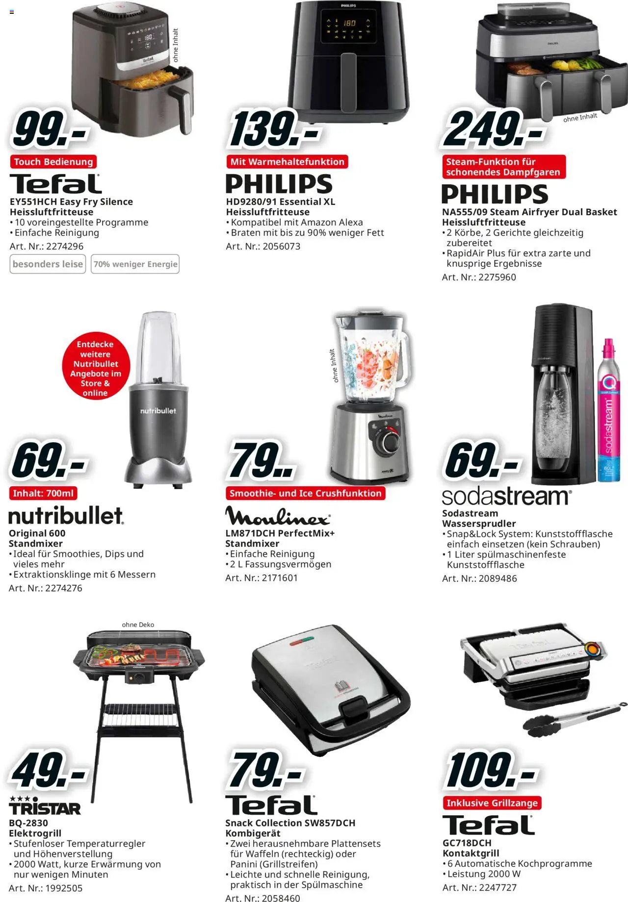 Media Markt Aktionen ab 22.06.2025 | Seite: 23 | Produkte: Waffeln, Heißluftfritteuse, Philips