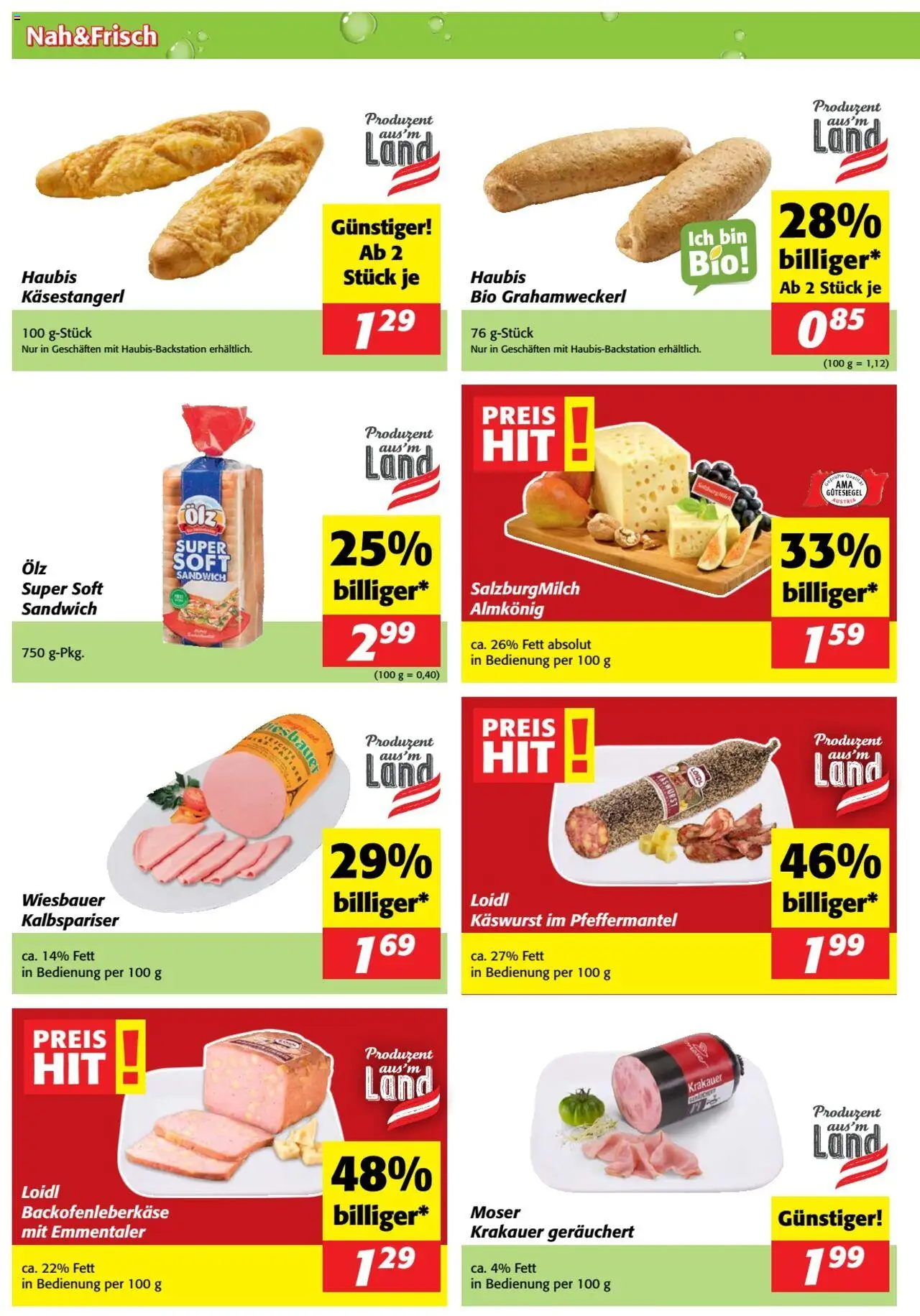 Nah und Frisch Flugblatt gültig ab 13.08.2025 | Seite: 2 | Produkte: Milch