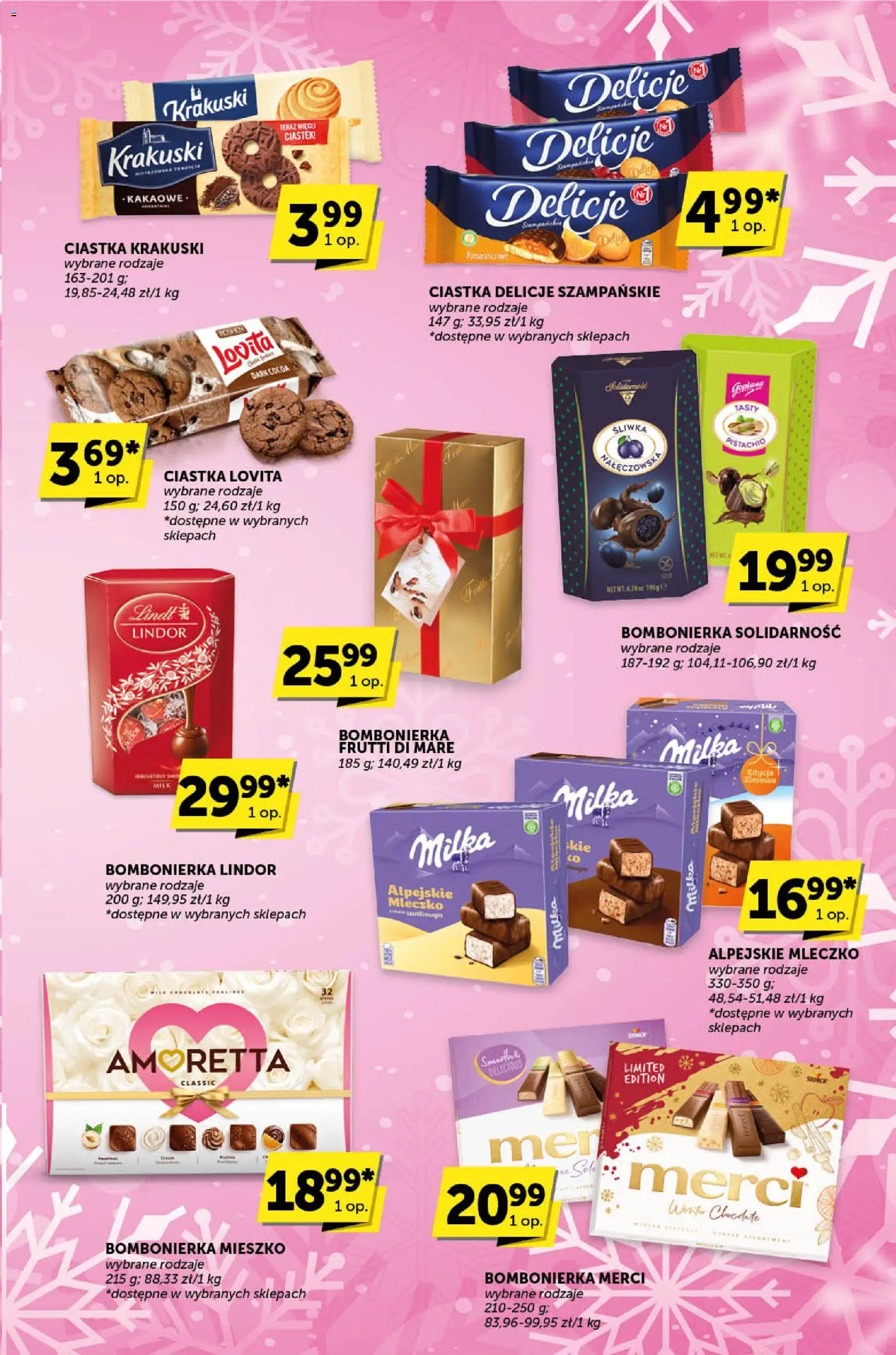 Groszek Gazetka - Katalog od 11.12.2025 | Strona: 25 | Produkty: Merci, Smoothie, Milka, Ciastka