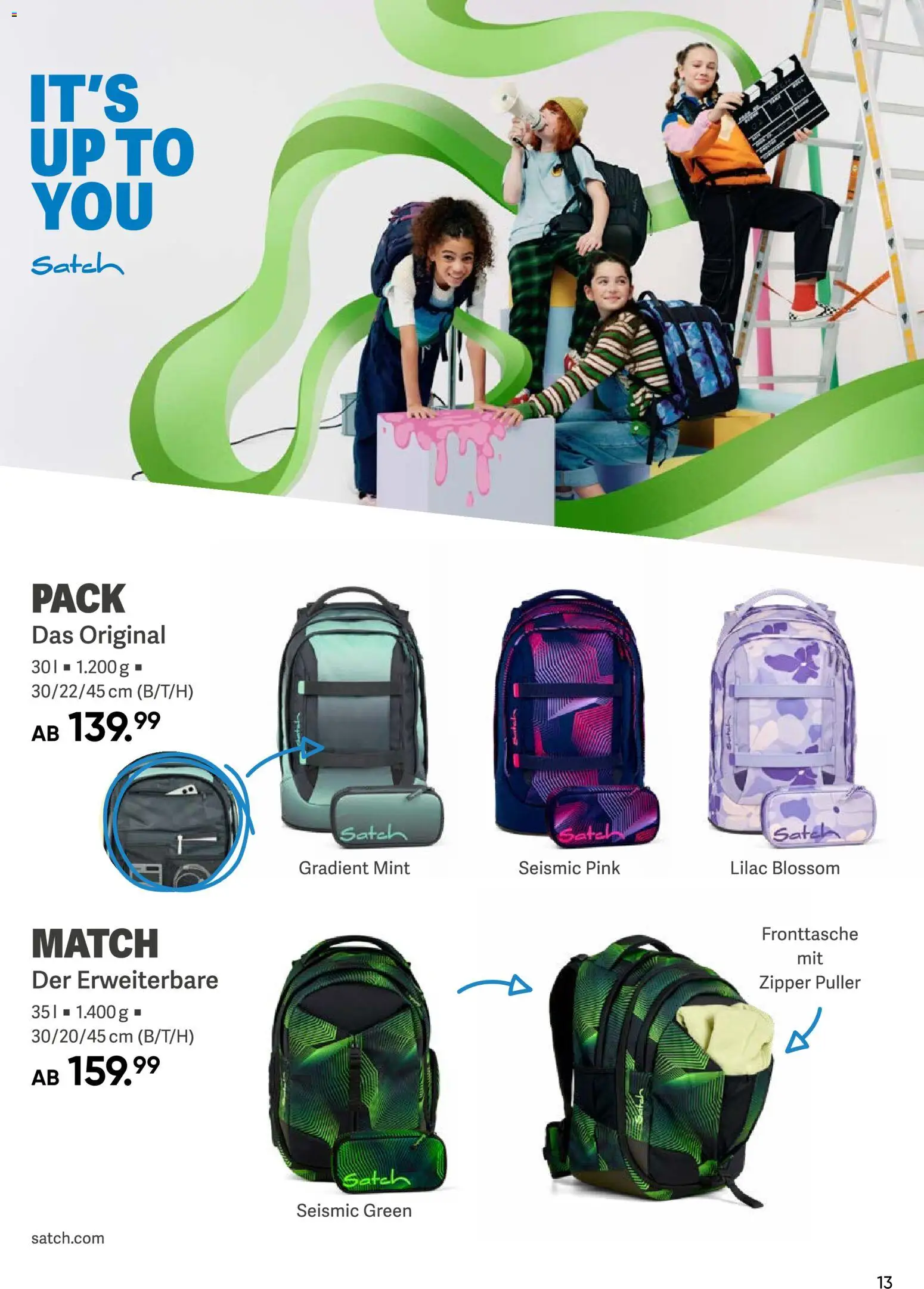 Galeria Karstadt Kaufhof Prospekt Schulranzen  	 – gültig ab 02.03.2026 | Seite: 13