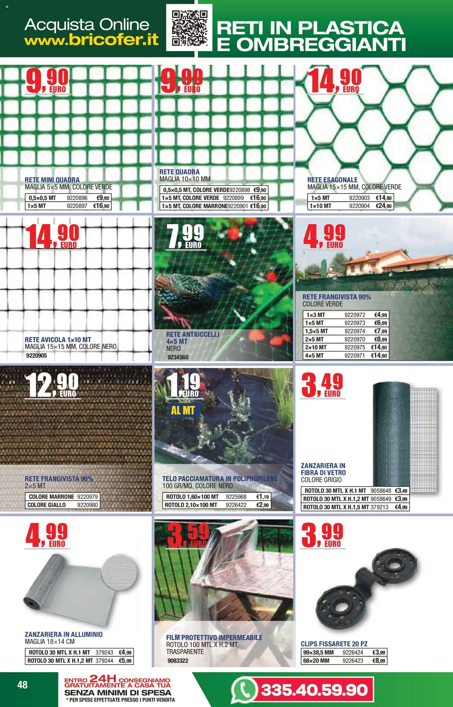 Volantino Self del 14.04.2026 | Pagina: 48 | Prodotti: Zanzariera, Alluminio