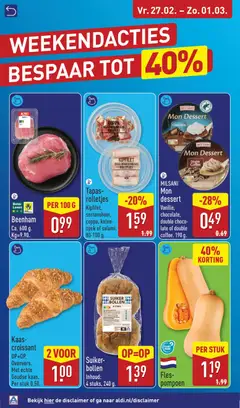 Aldi - Folder week 9 - Voorbeeld van een folder van Aldi, geldig van 23.02.2026 | Pagina: 54 | Producten: Fogyasztásmérő, Pompoen, Waffelini, Fles