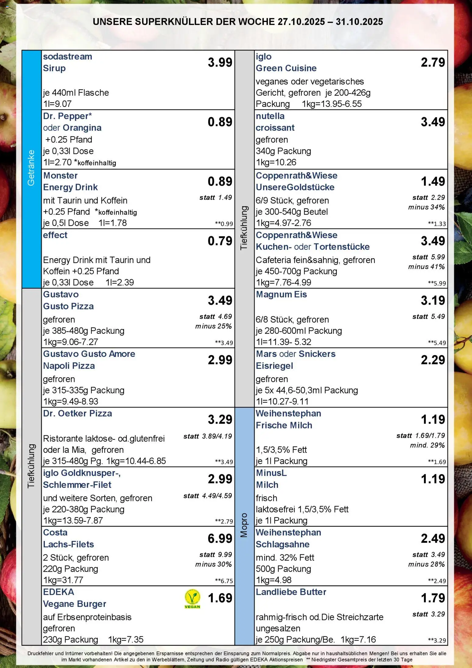 Simmel - Bayern – gültig ab 27.10.2025 | Seite: 5 | Produkte: Ristorante, Schlagsahne, Energy, Eis