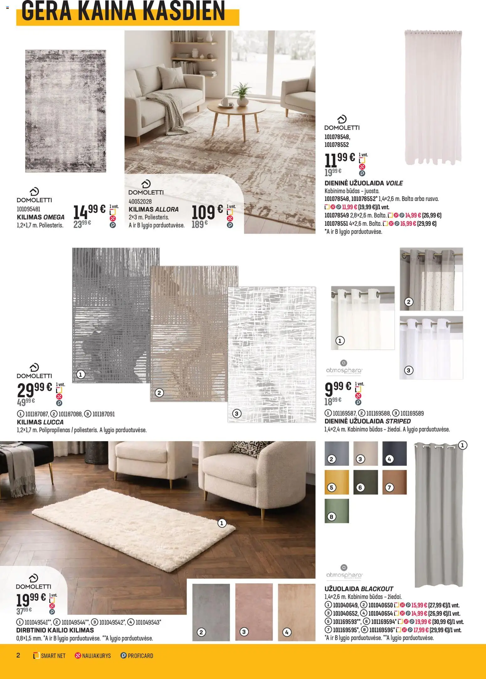 Senukai akcijos nuo 07.01.2026 | Puslapis: 2 | Prekių: Kilimas