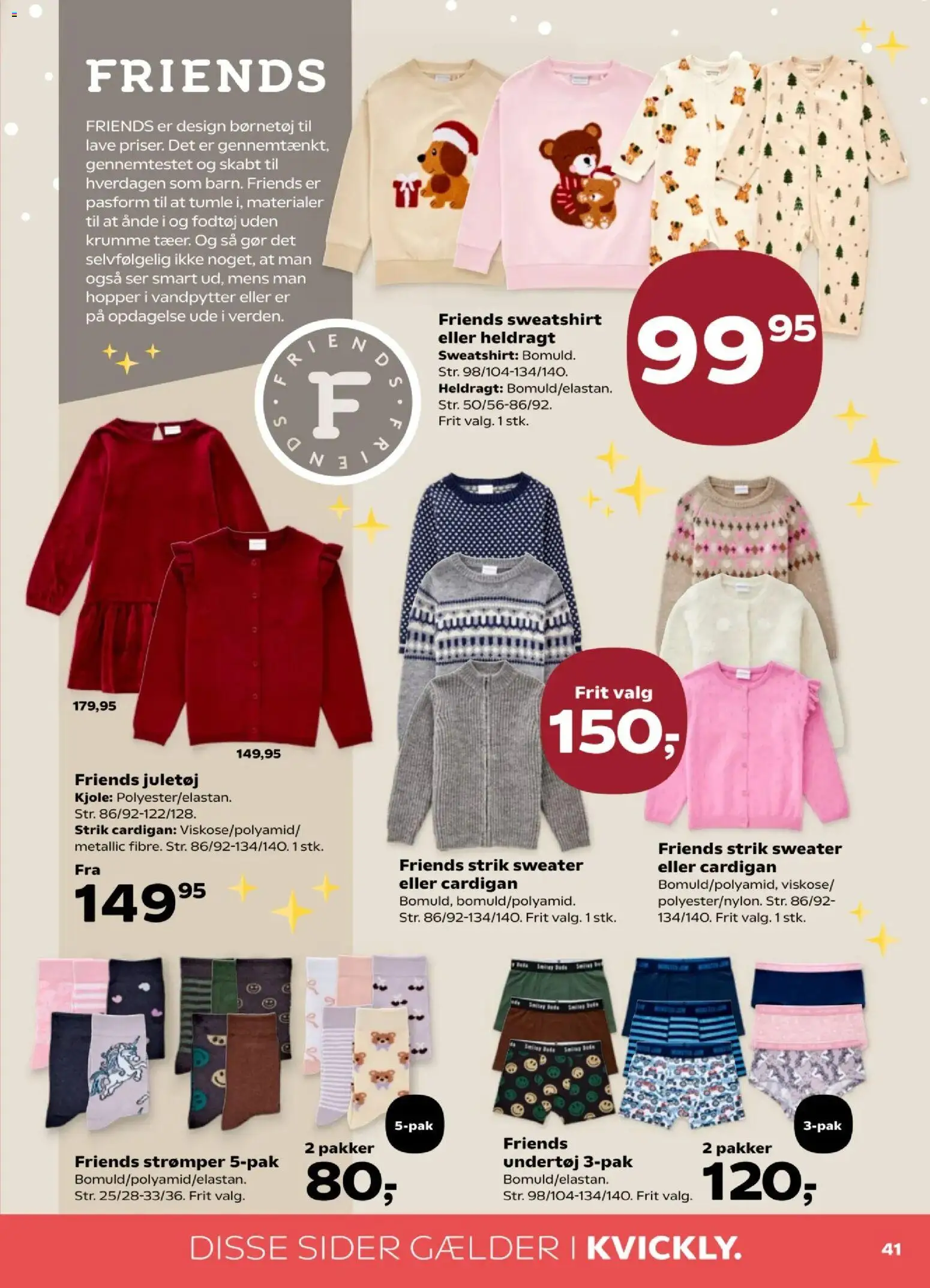 Kvickly tilbudsavis – gyldig fra 28.11.2025 | Side: 45 | Produkter: Undertøj, Cardigan, Kjole, Søm