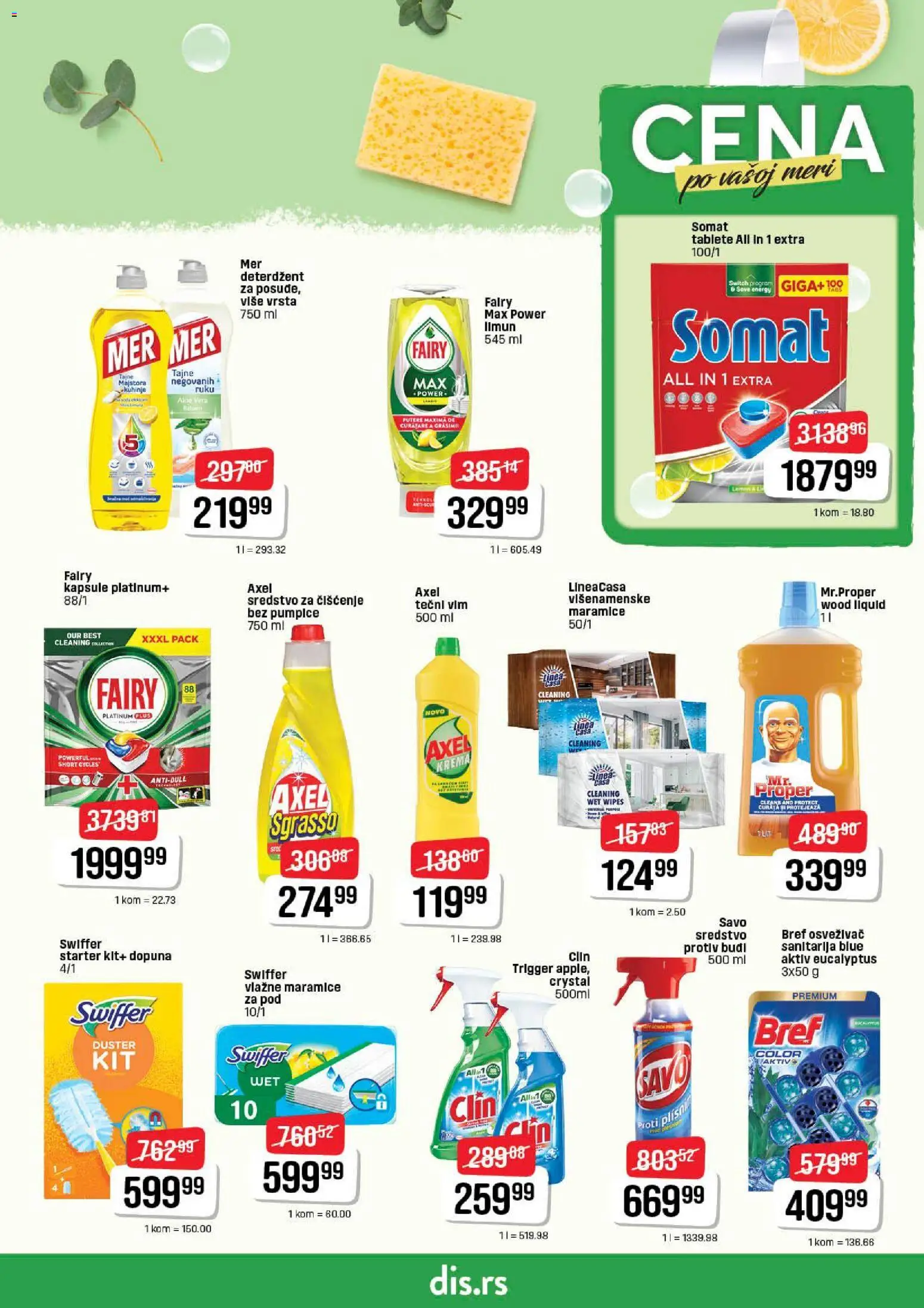 DIS katalog - važi od 21.12.2025 | Strana: 19 | Proizvode: Deterdžent, Kapsule, Krema, Vlažne maramice