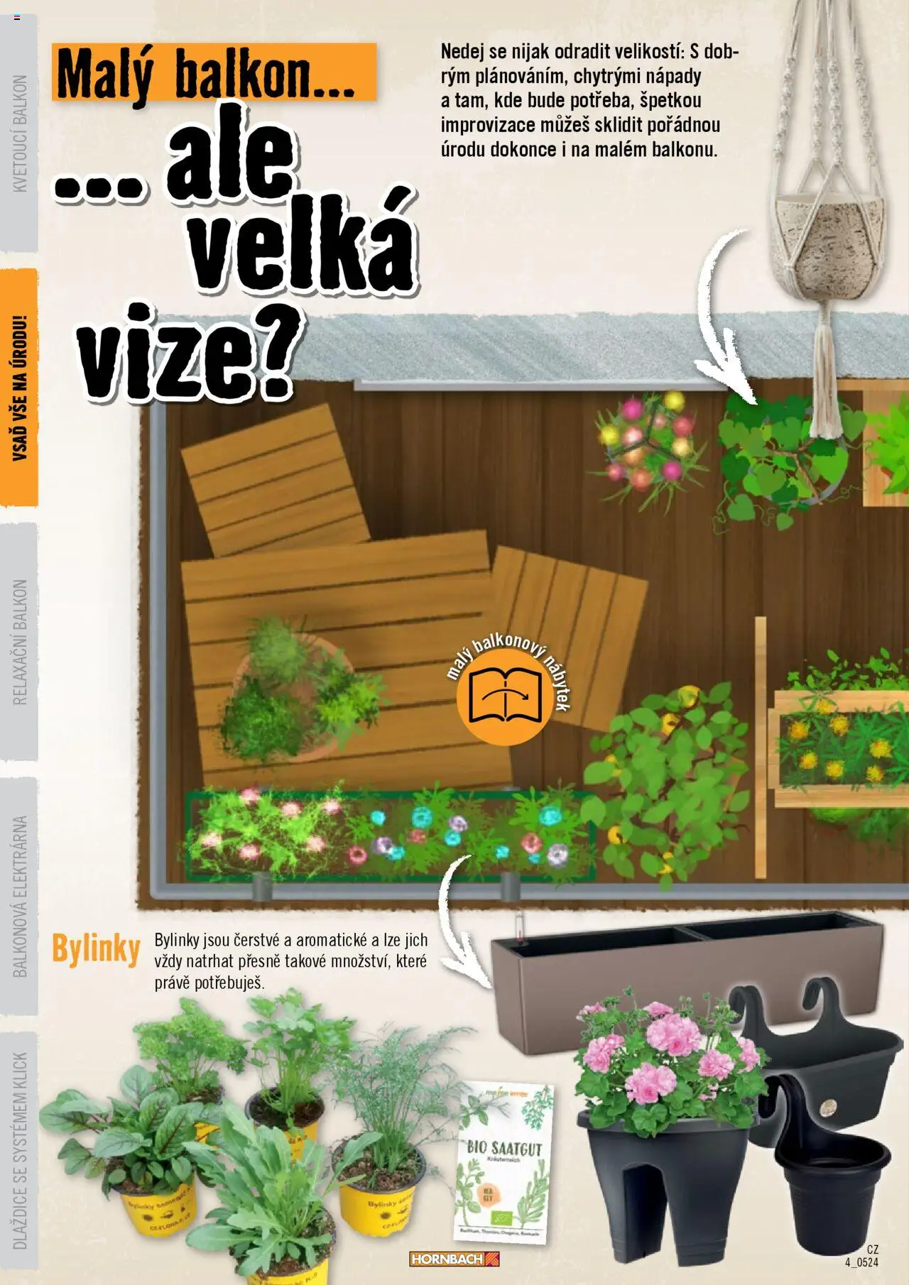 HORNBACH leták - Balkón od 13.08.2025 | Strana: 4 | Produkty: Nábytek