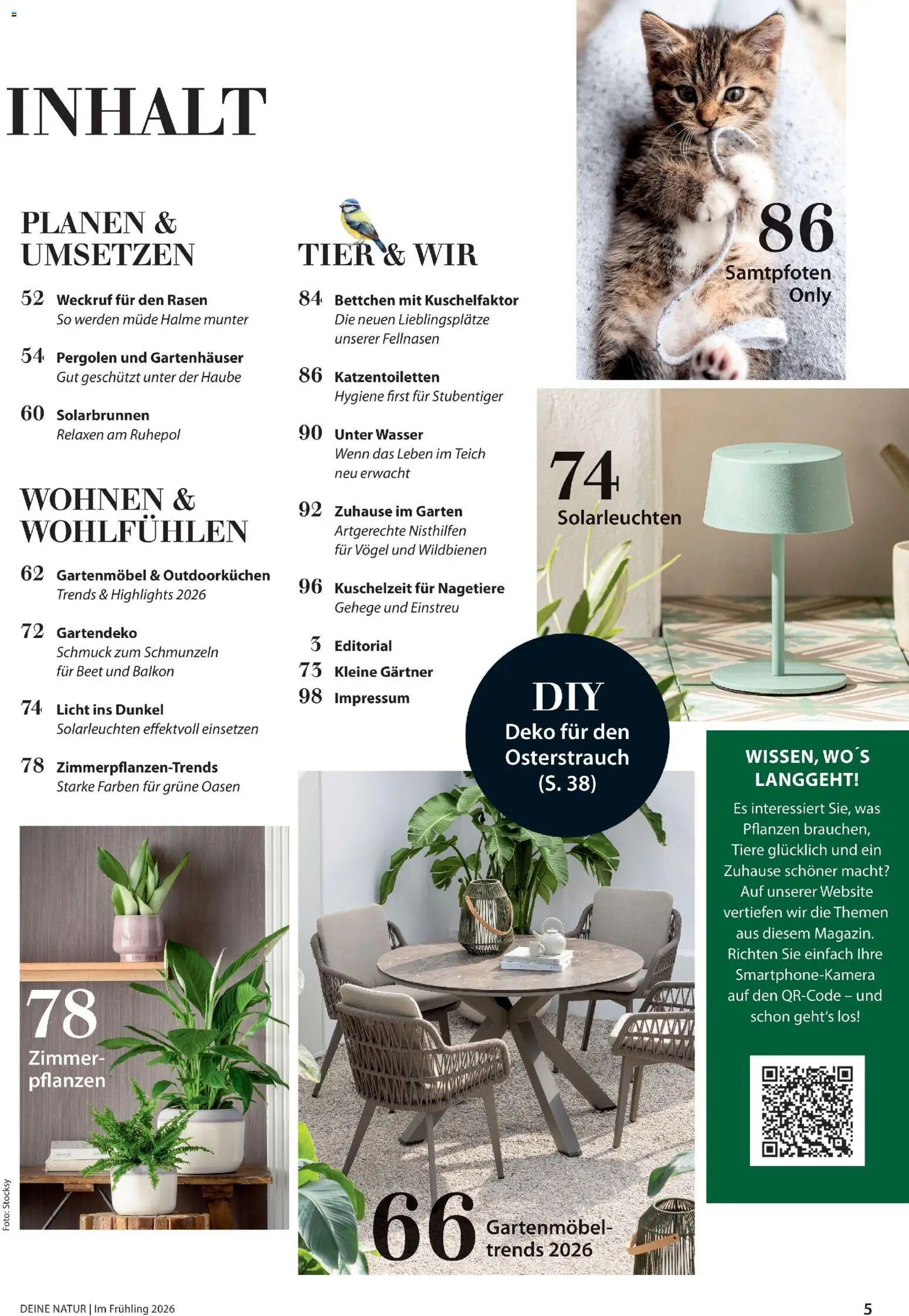 Dehner Flugblatt gültig ab 05.03.2026 | Seite: 5 | Produkte: Wasser, Gartenmöbel