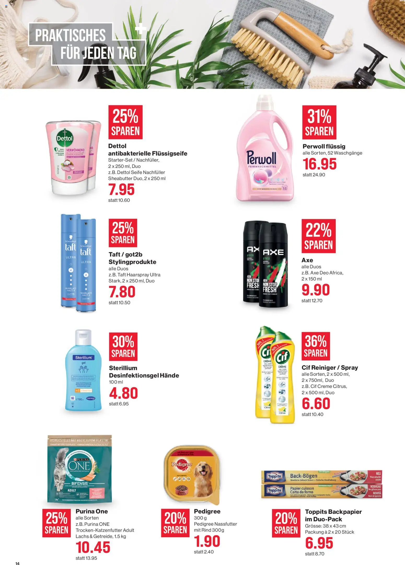 SPAR - SPAR Handels AG – gültig ab 09.04.2026 | Seite: 14 | Produkte: Haarspray, Seife, Lachs, Creme