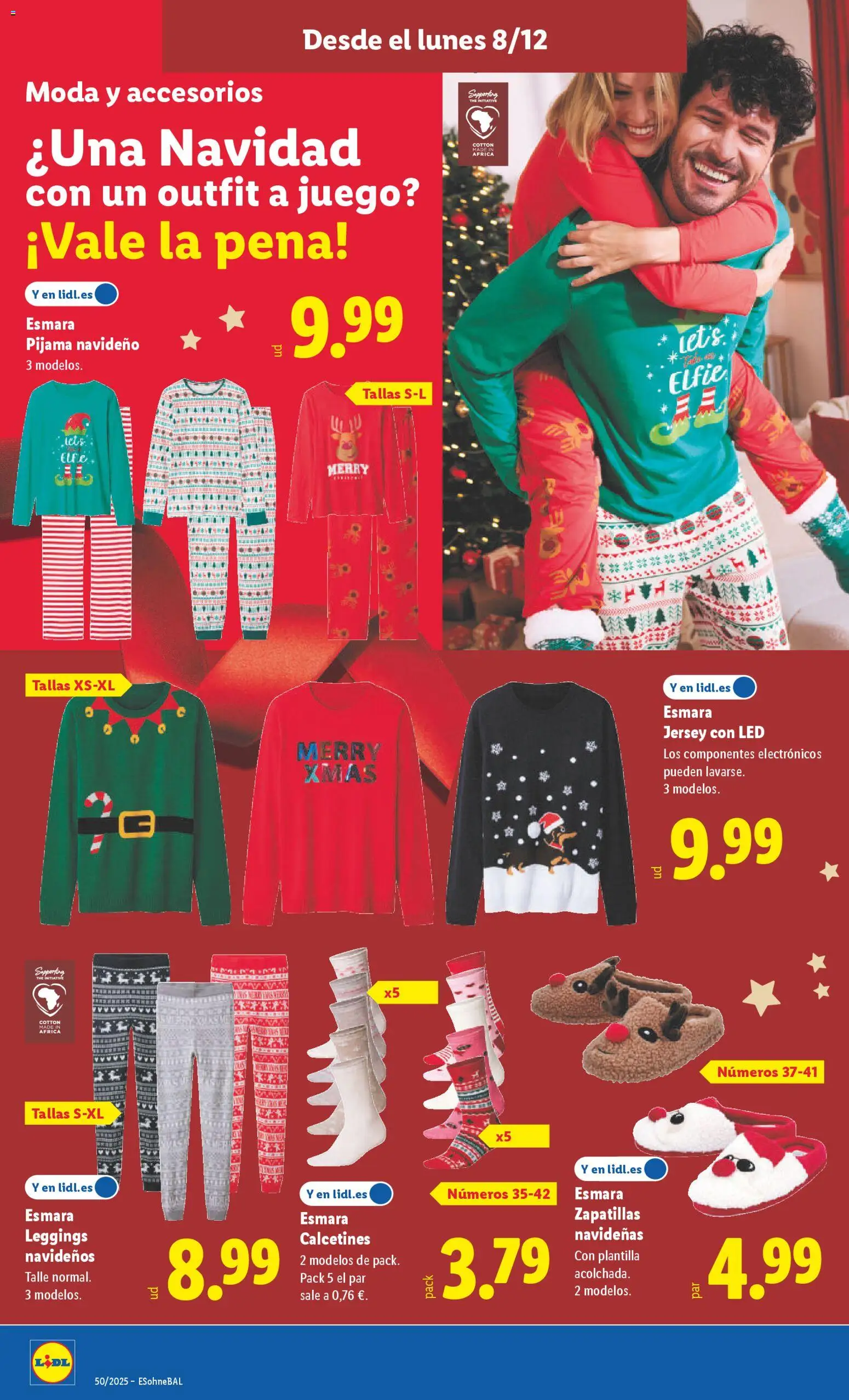 Lidl folleto de bazar │ válido desde el 08.12.2025 | Página: 16 | Productos: Pijama, Zapatillas