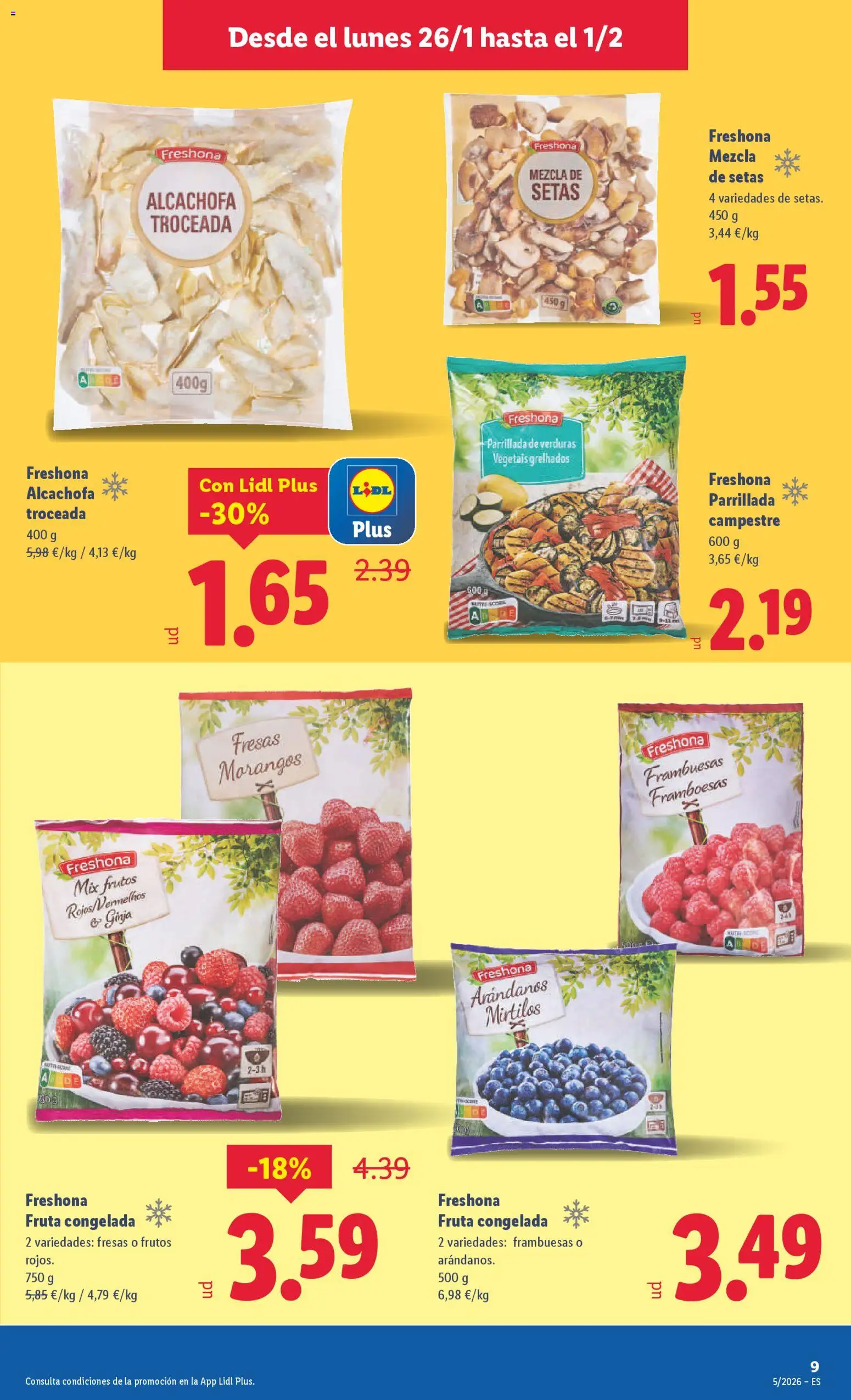 Lidl folleto │ válido desde el 26.01.2026 | Página: 11 | Productos: Fresas, Αφυγραντήρας