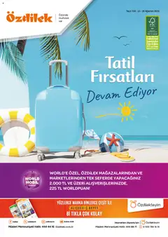 13.08.2025 tarihinden itibaren geçerli olan Özdilek kataloğu önizlemesi