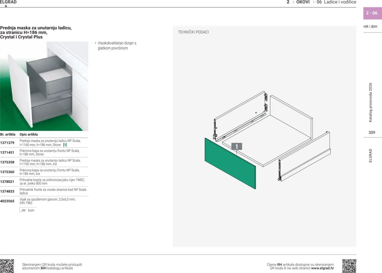Elgrad katalog | vrijedi od 14.04.2026 | Stranica: 22 | Proizvodi: Maska, Ladice, Kapa