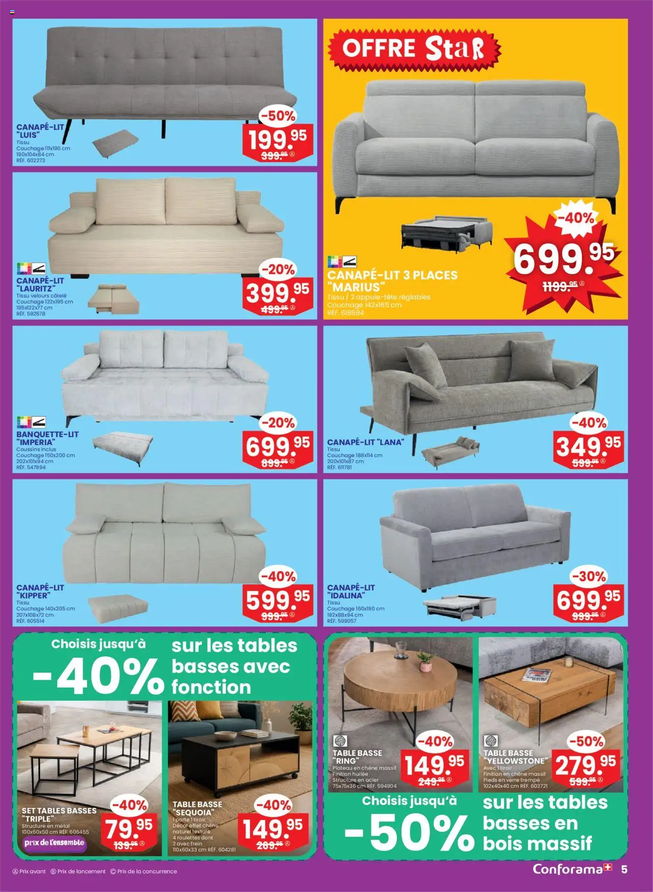 Conforama Aktionen FR – gültig ab 01.10.2025 | Seite: 5