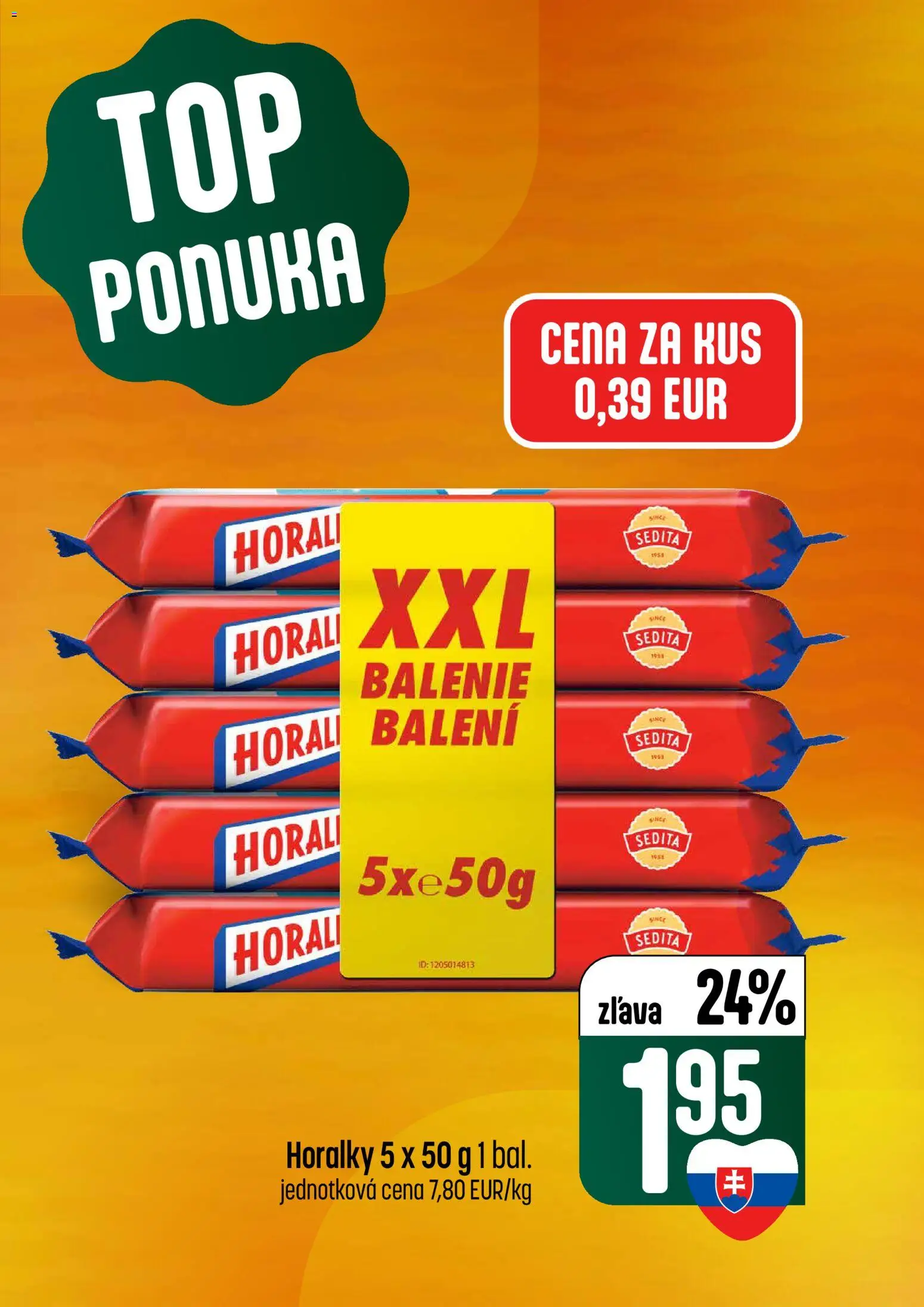 Nové COOP Jednota akcie – leták je platný od 05.03.2026 | Strana: 7 | Produkty: Horálky