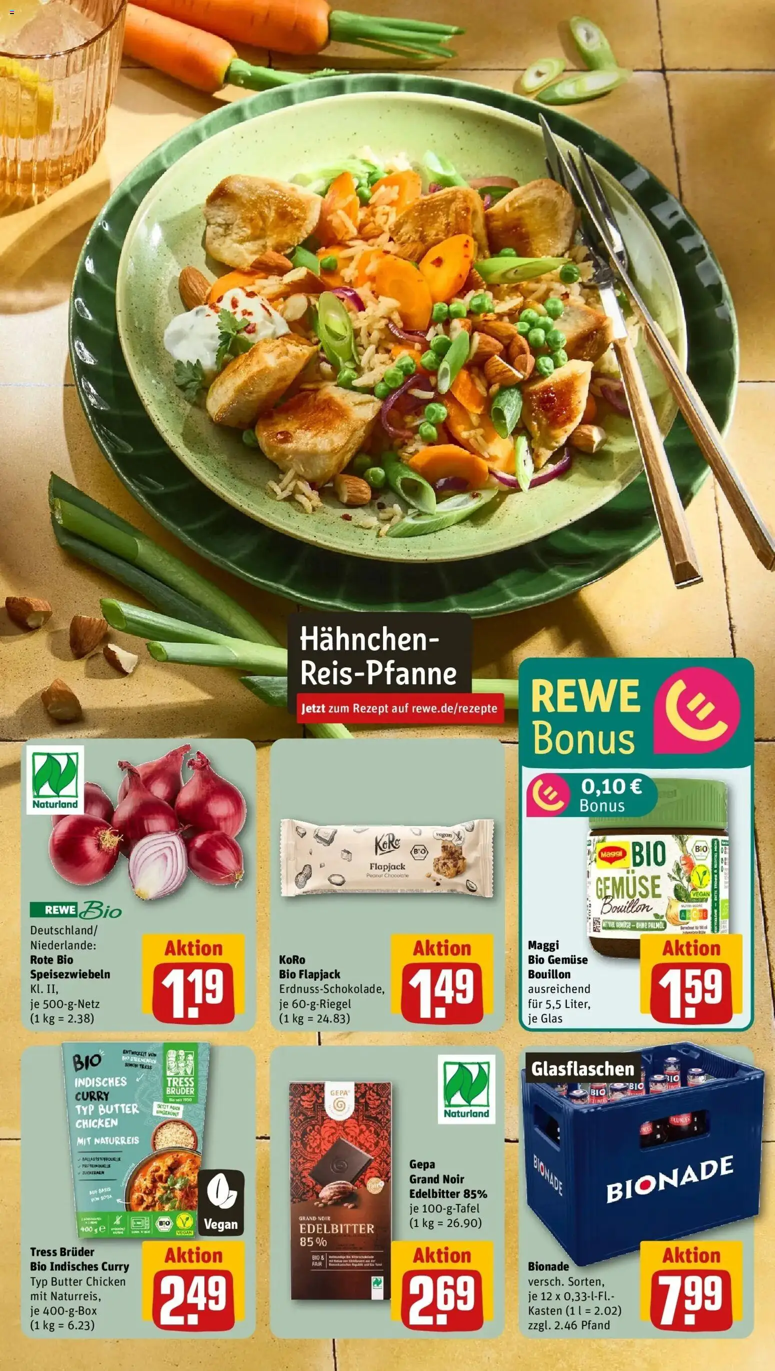 Rewe Prospekt Bad Laasphe	 – gültig ab 09.03.2026 | Seite: 5 | Produkte: Hahnchen, Maggi, Butter, Gemüse