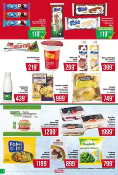 COOP akciós ujság - amely érvényes a következő dátumtól: 19.06.2025 | Oldal: 2 | Termékek: Gesztenyepüré, Tortellini, Marhahús, Kelbimbó