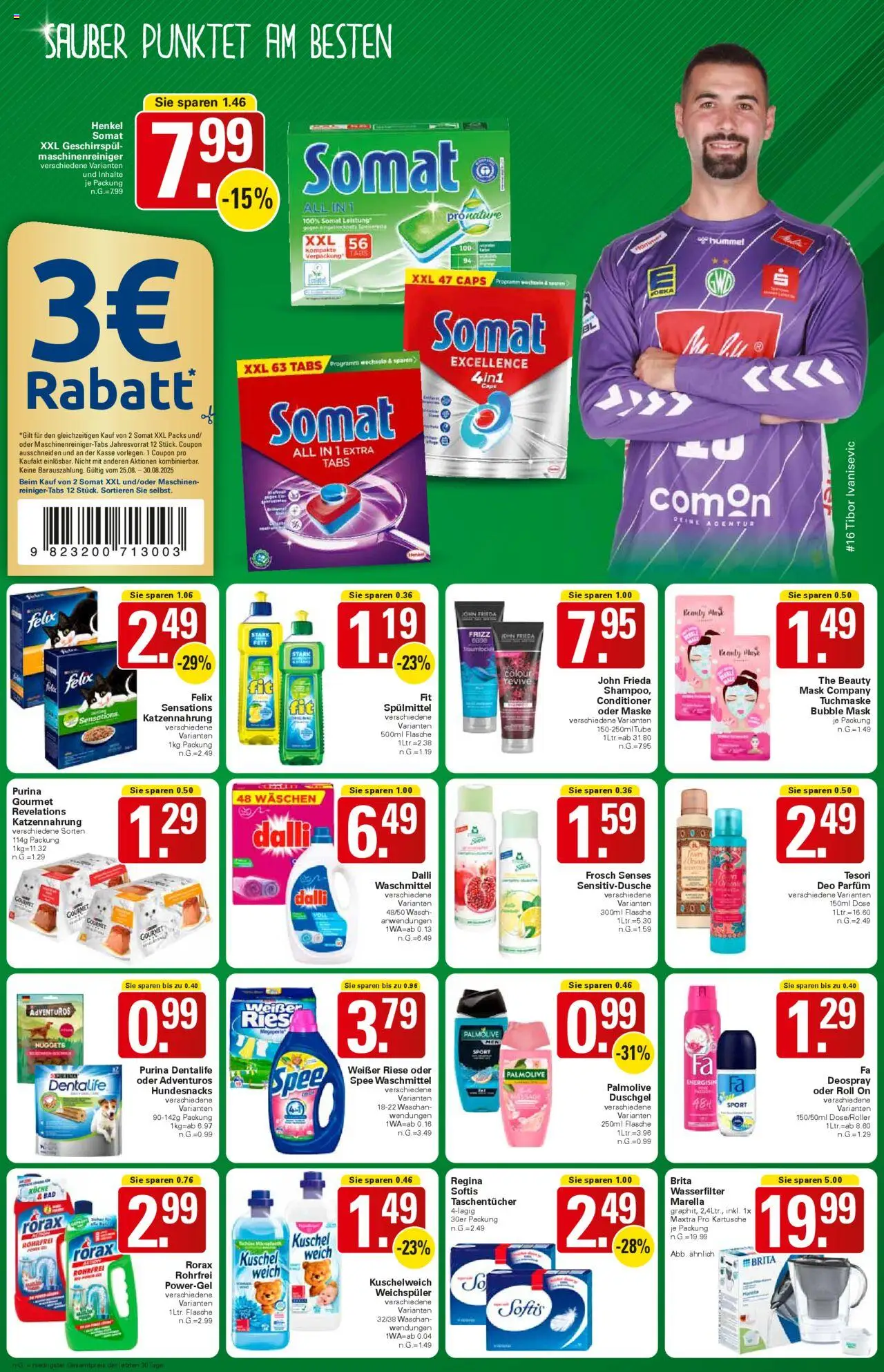 WEZ Prospekt - gültig ab dem 25.08.2025 | Seite: 14 | Produkte: Parfüm, Maske, Spee, Deospray