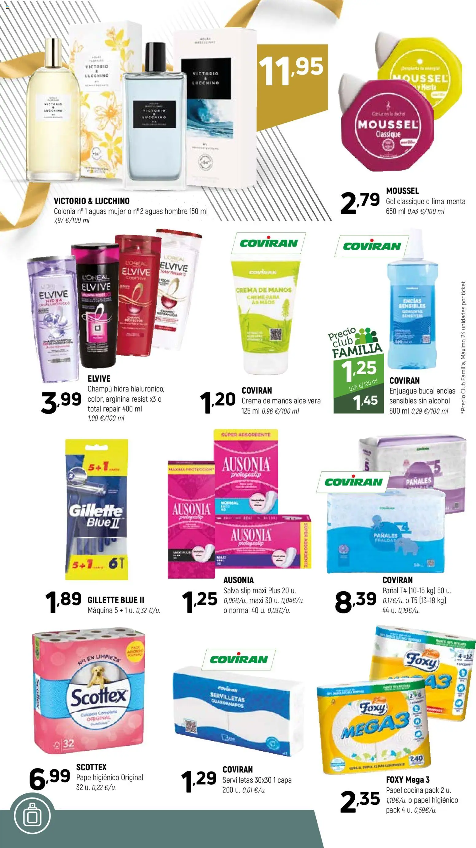 Coviran - La Corunya │ válido desde el 02.01.2026 | Página: 14 | Productos: Colonia, Papel higienico, Crema, Cocina