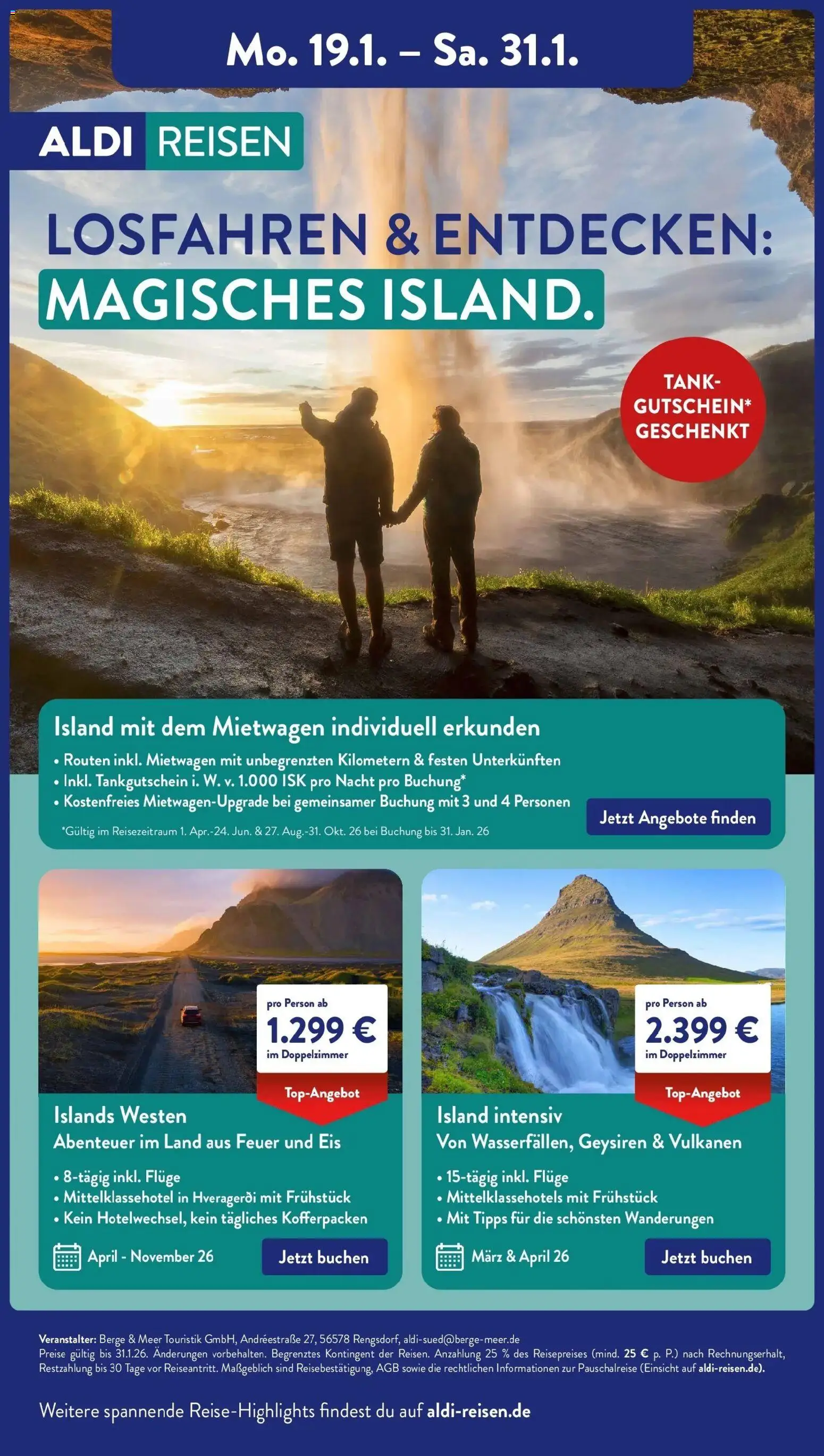 Aldi Süd Prospekt 	 – gültig ab 19.01.2026 | Seite: 38 | Produkte: Eis