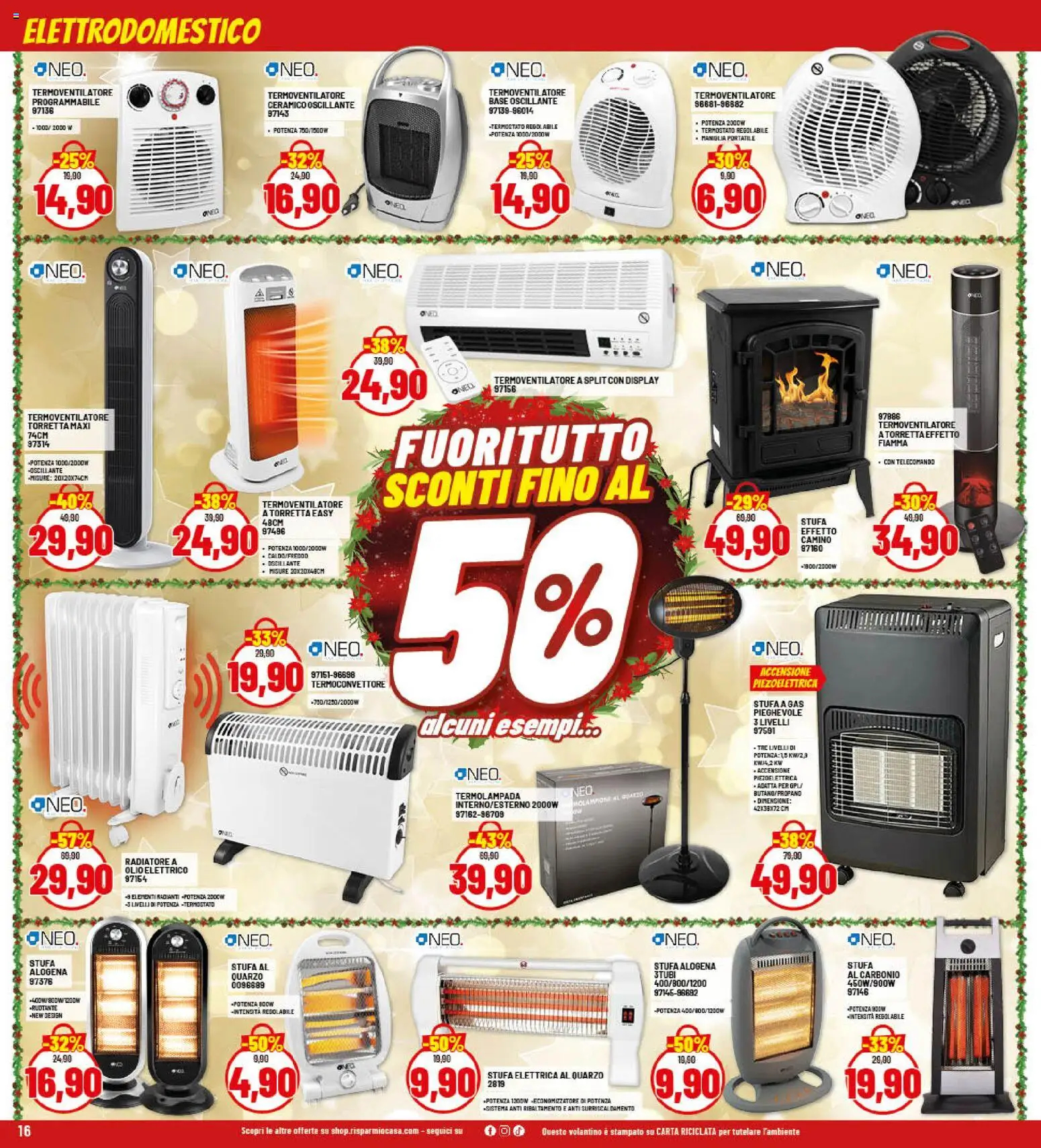 Volantino RisparmioCasa del 22.12.2025 | Pagina: 16