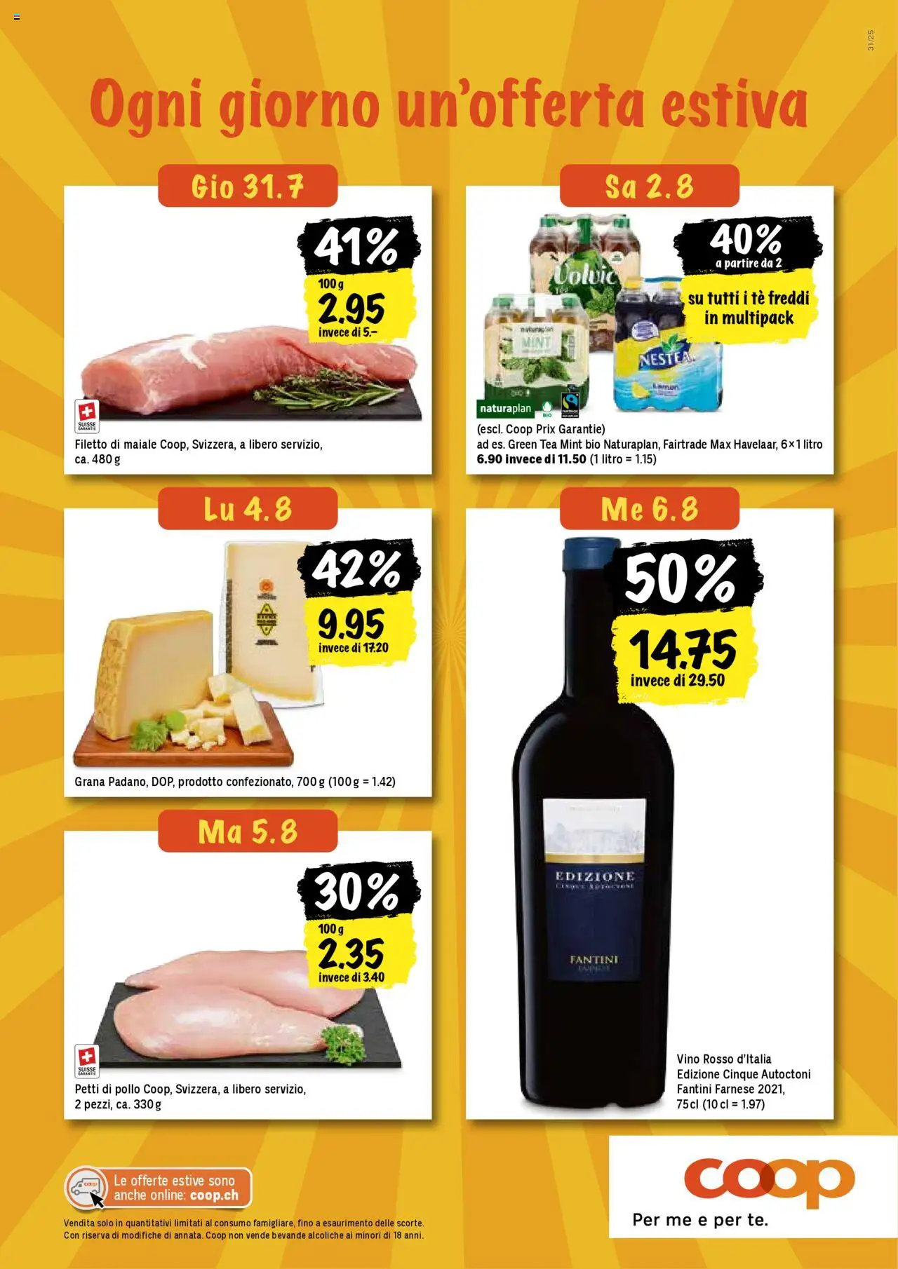 Coop - Una settimana di azioni ab 31.07.2025 | Seite: 20