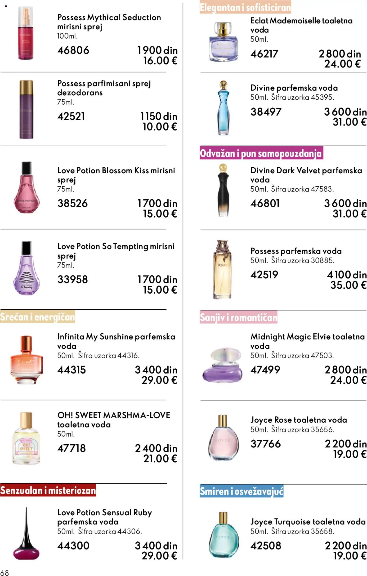 Oriflame katalog - važi od 01.04.2026 | Strana: 68