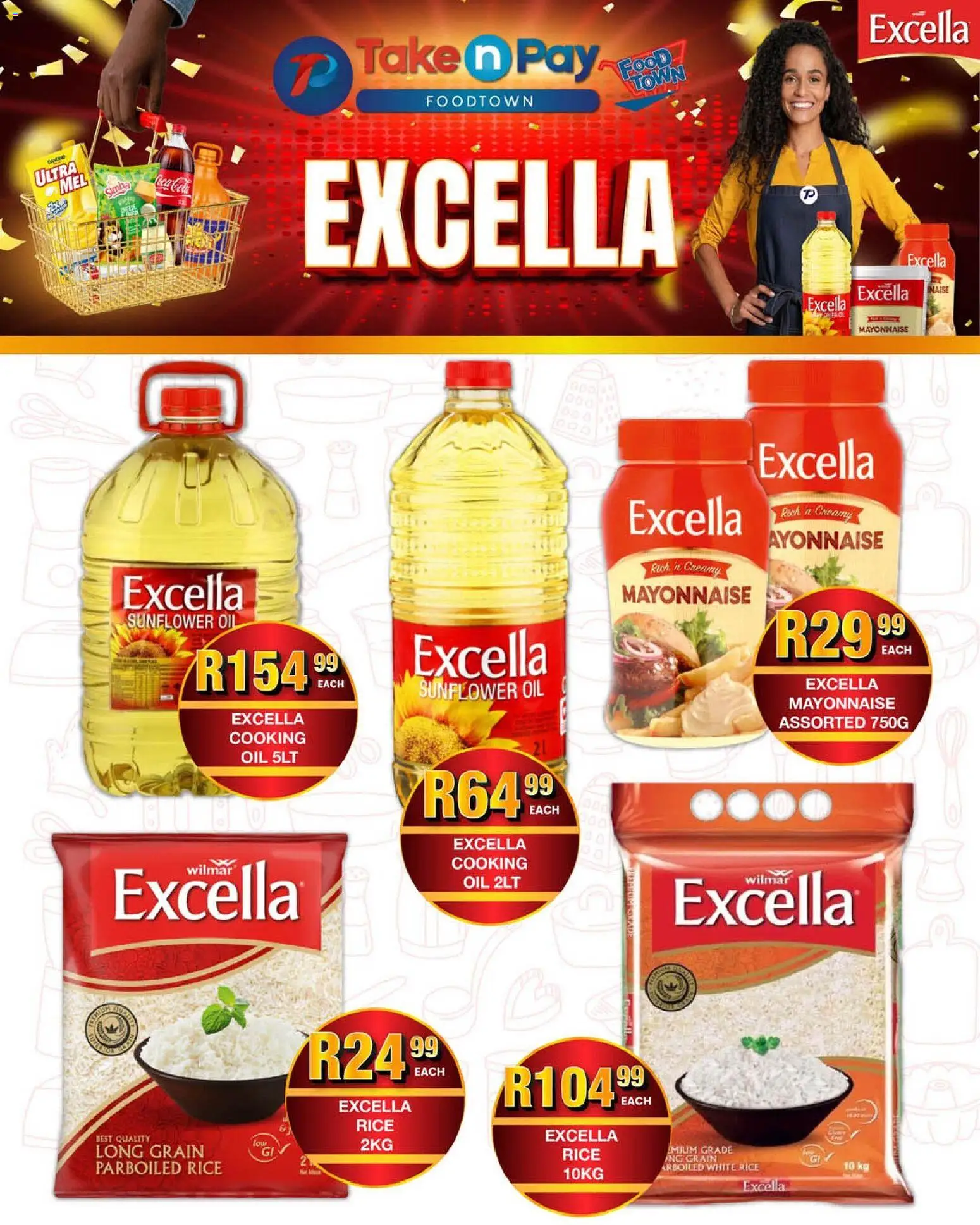 New Take n Pay catalogue – valid from 27.04.2026 | Page: 20 | Products: Oil, Rice, Mayonnaise