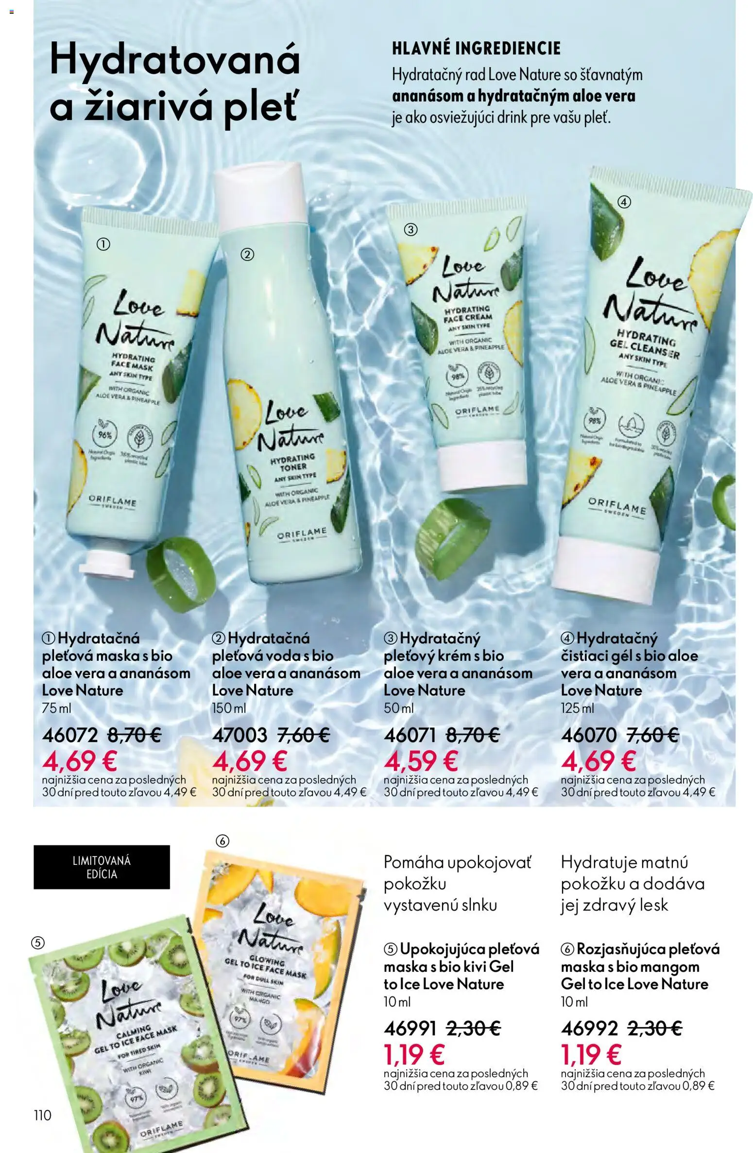 Nové Oriflame akcie – leták je platný od 21.01.2026 | Strana: 110 | Produkty: Maska, Krém, Voda, Toner