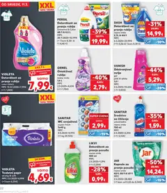 Katalog Kaufland - Pregled kataloga iz trgovine Kaufland, vrijedi od 11.03.2026 | Stranica: 22 | Proizvodi: Deterdžent za pranje rublja, Deterdžent, Deterdžent za pranje posuđa, Jar
