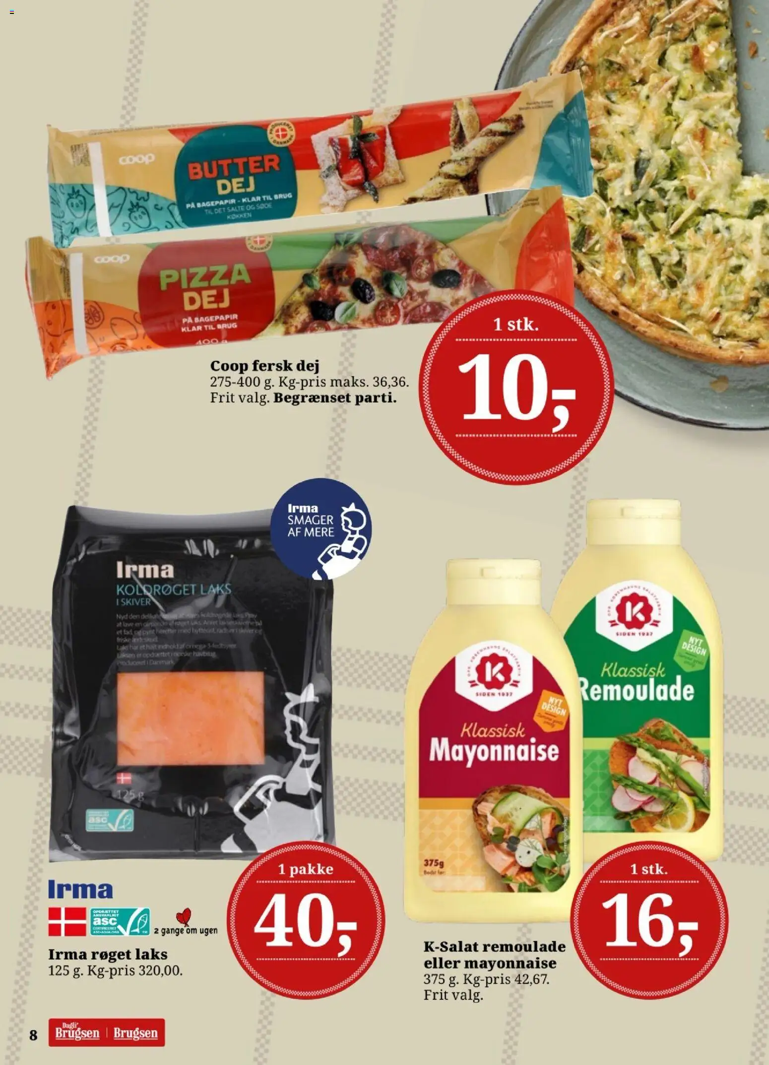 Dagli'Brugsen tilbudsavis – gyldig fra 02.01.2026 | Side: 8 | Produkter: Pizza, Remoulade