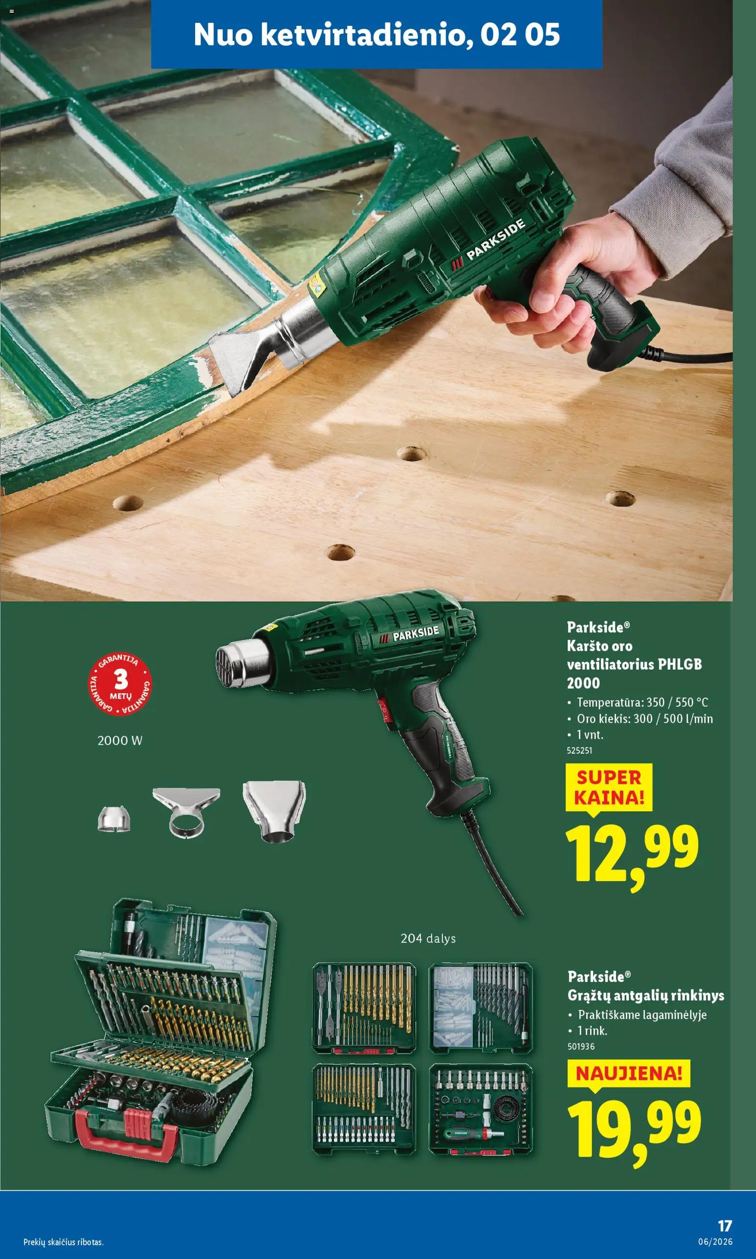 LIDL akcijos nuo 02.02.2026 | Puslapis: 17 | Prekių: Ventiliatorius