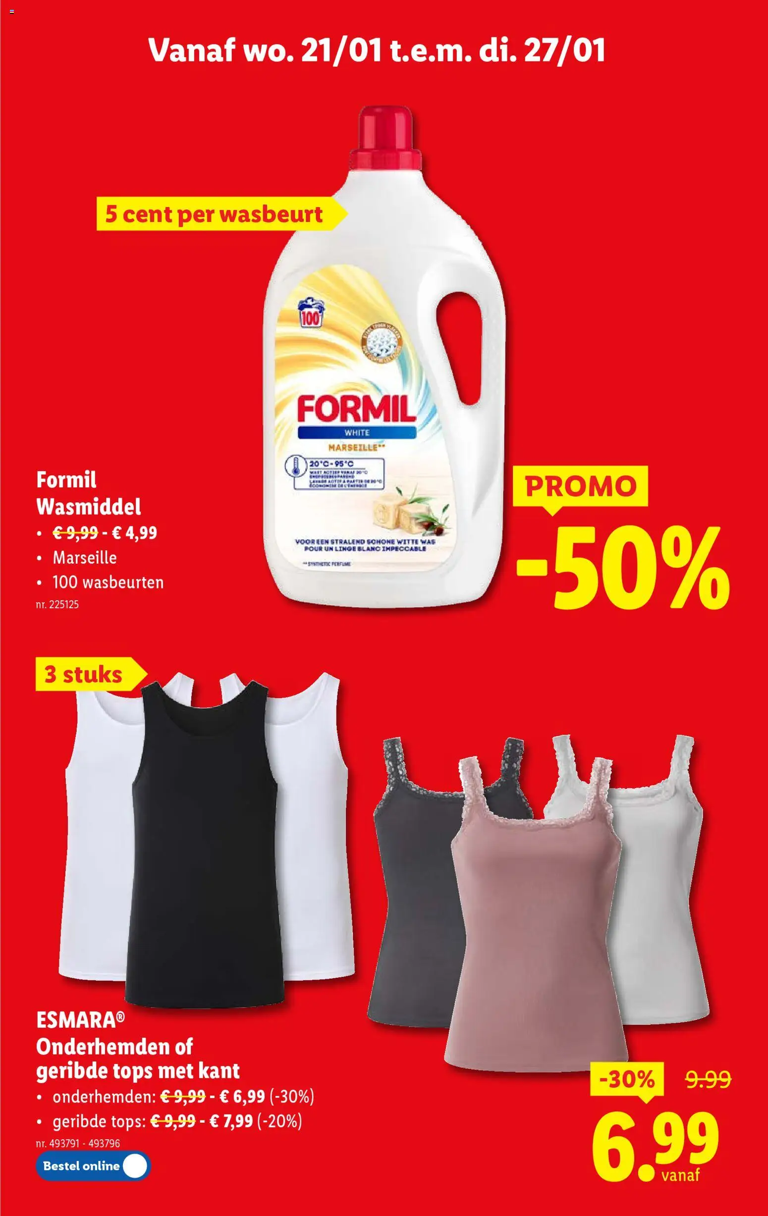 {H1} | Pagina: 3 | Producten: Was, Tank top, Wasmiddel