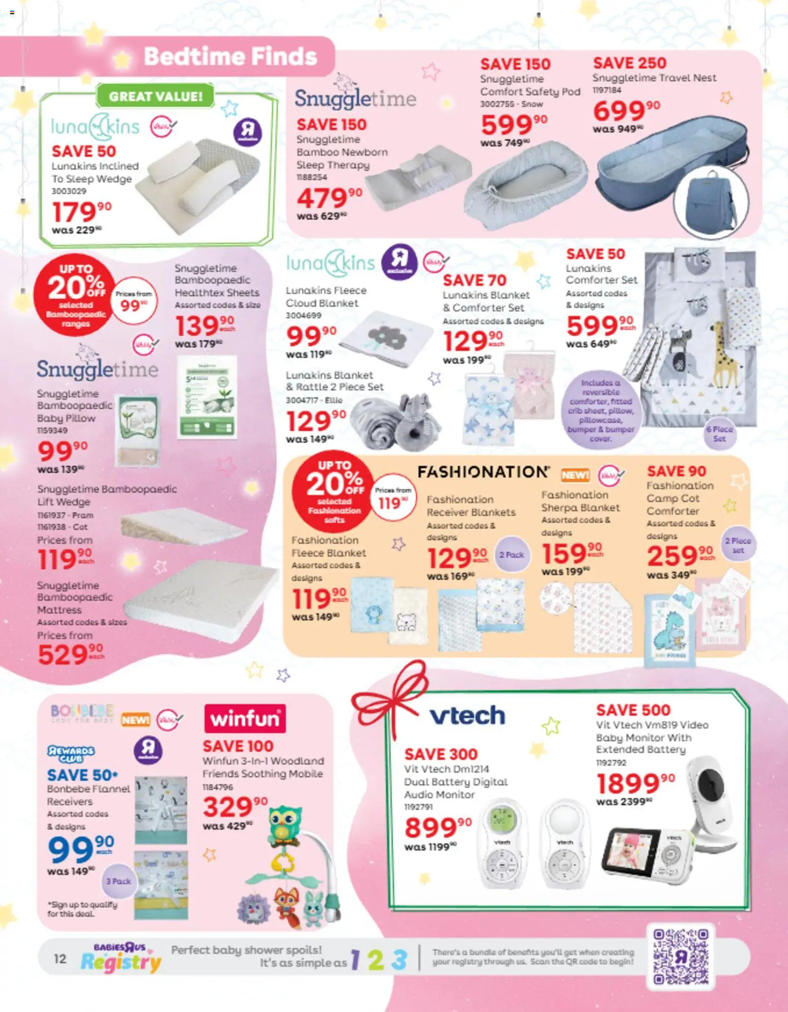 New Babies R Us catalogue – valid from 06.11.2025 | Page: 12 | Products: Monitor, Blankets, Mattress, Battery