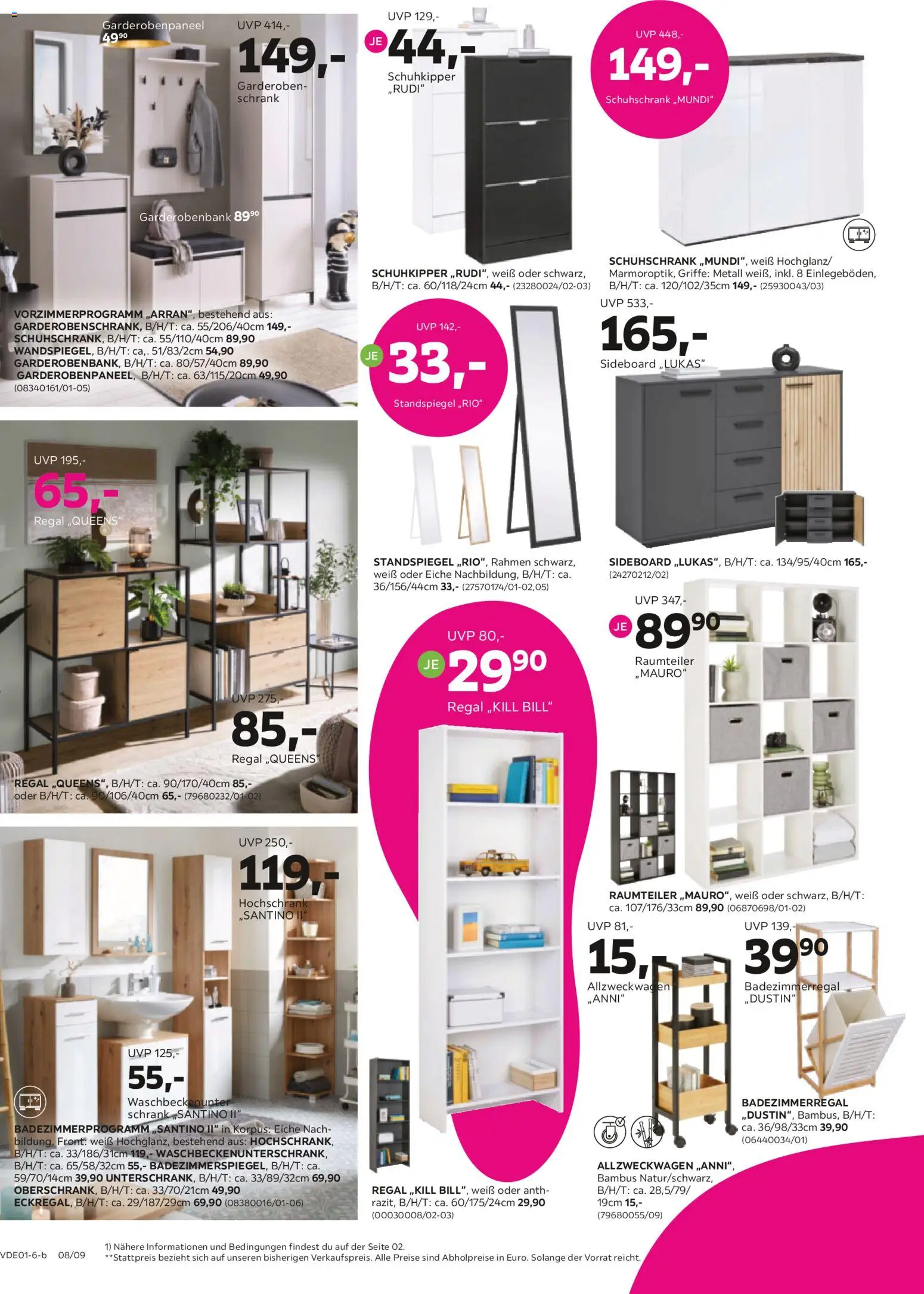 Mömax Prospekt 	 – gültig ab 27.12.2025 | Seite: 8 | Produkte: Sideboard, Raumteiler, Regal, Schrank